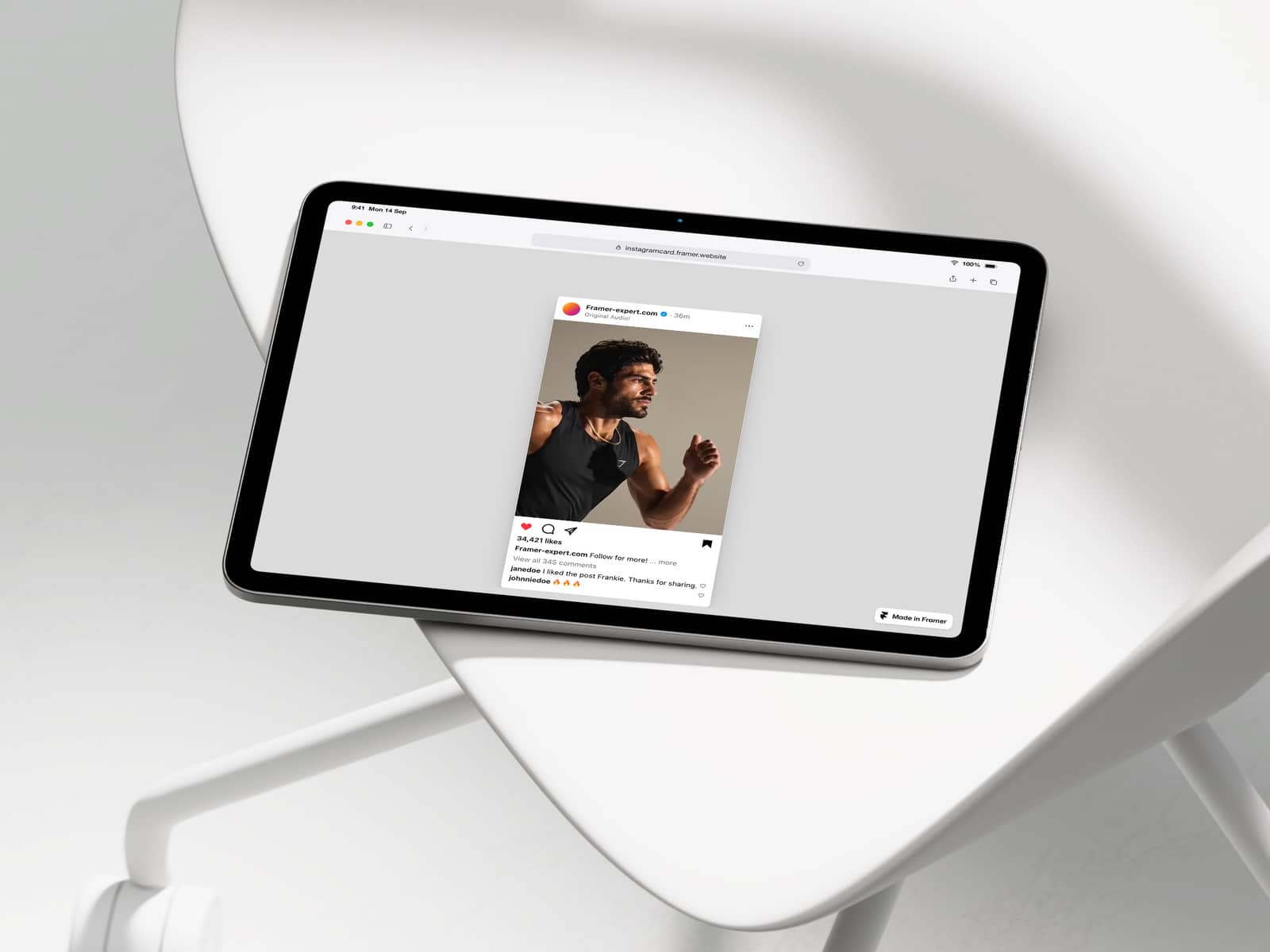 Instagram Video Card