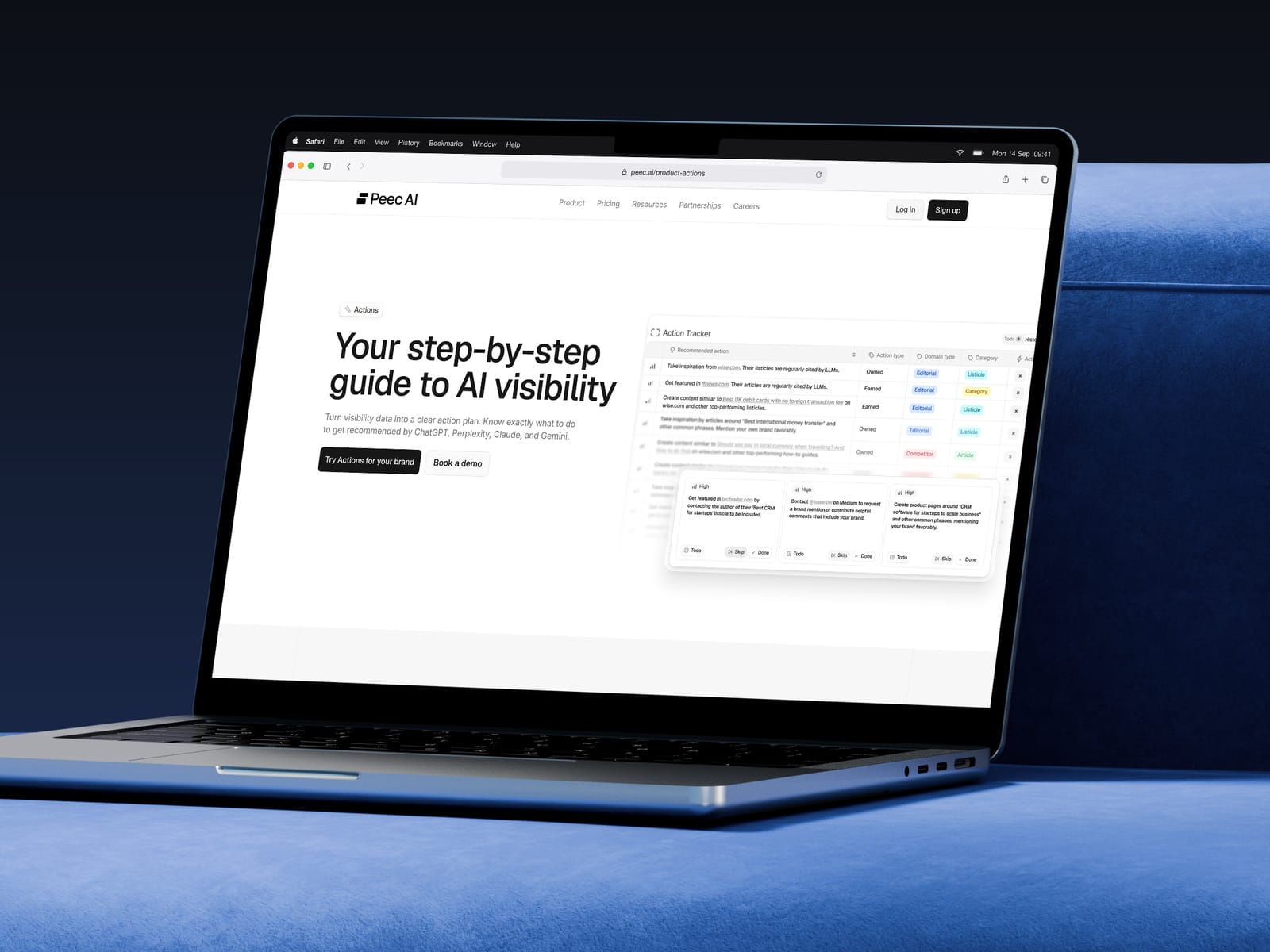 Peec AI Website