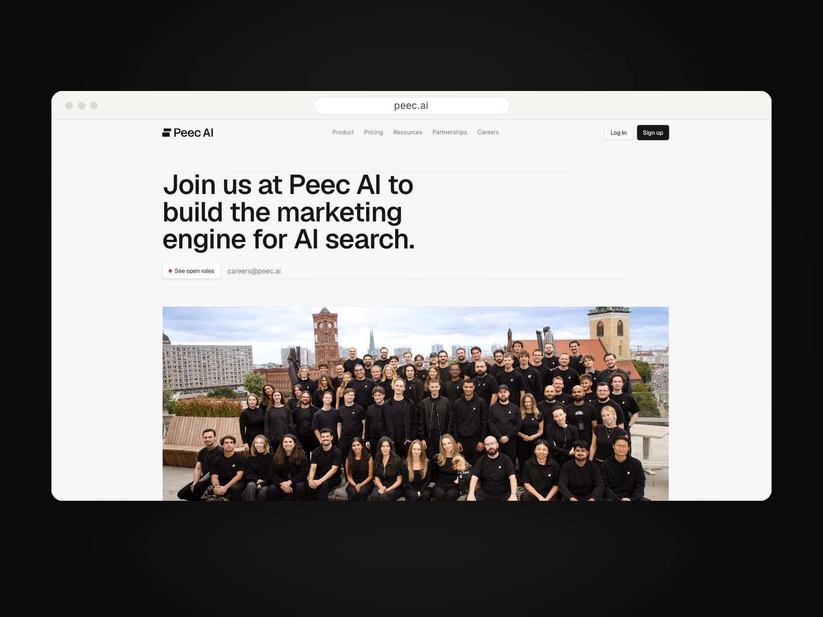 Peec AI Website