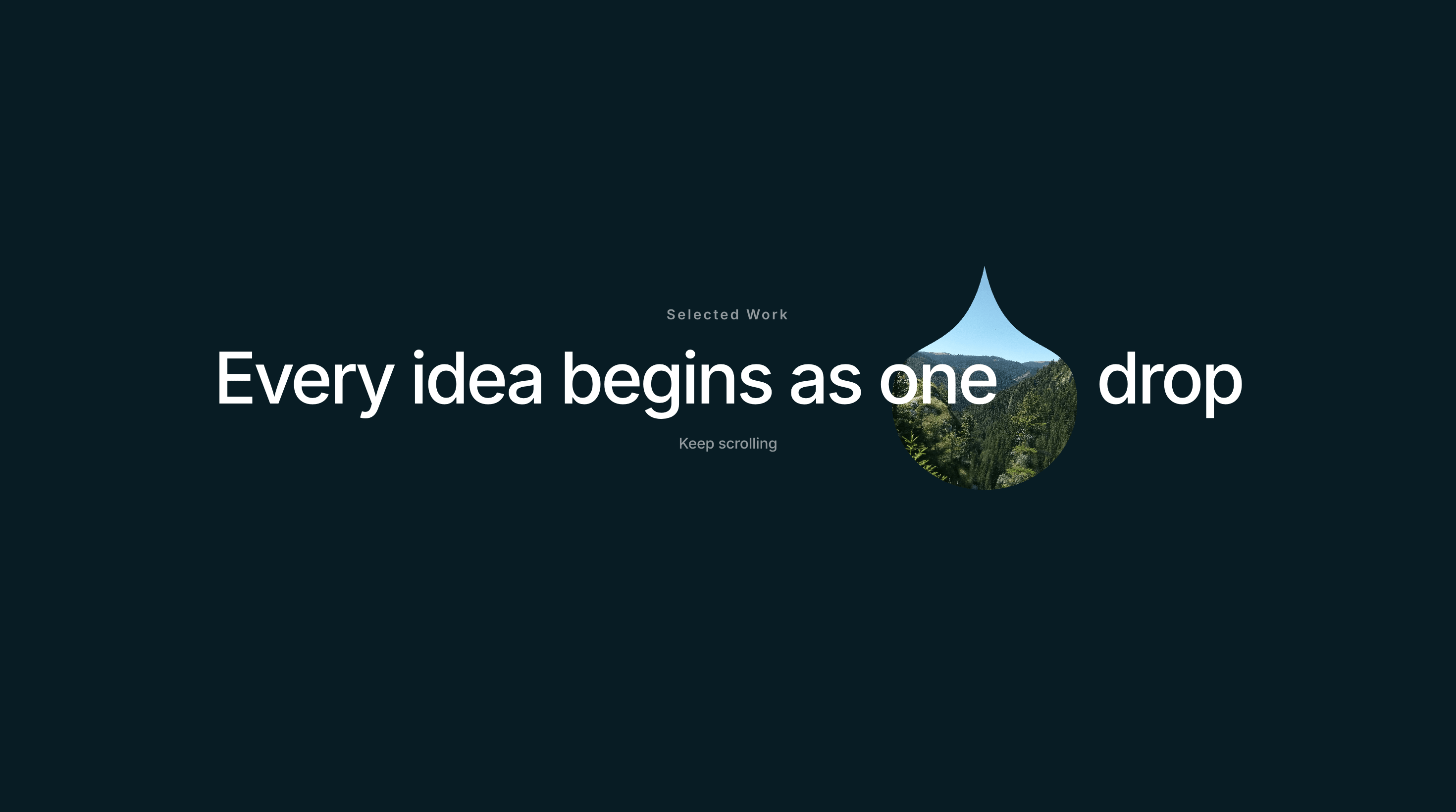 Droplet Reveal