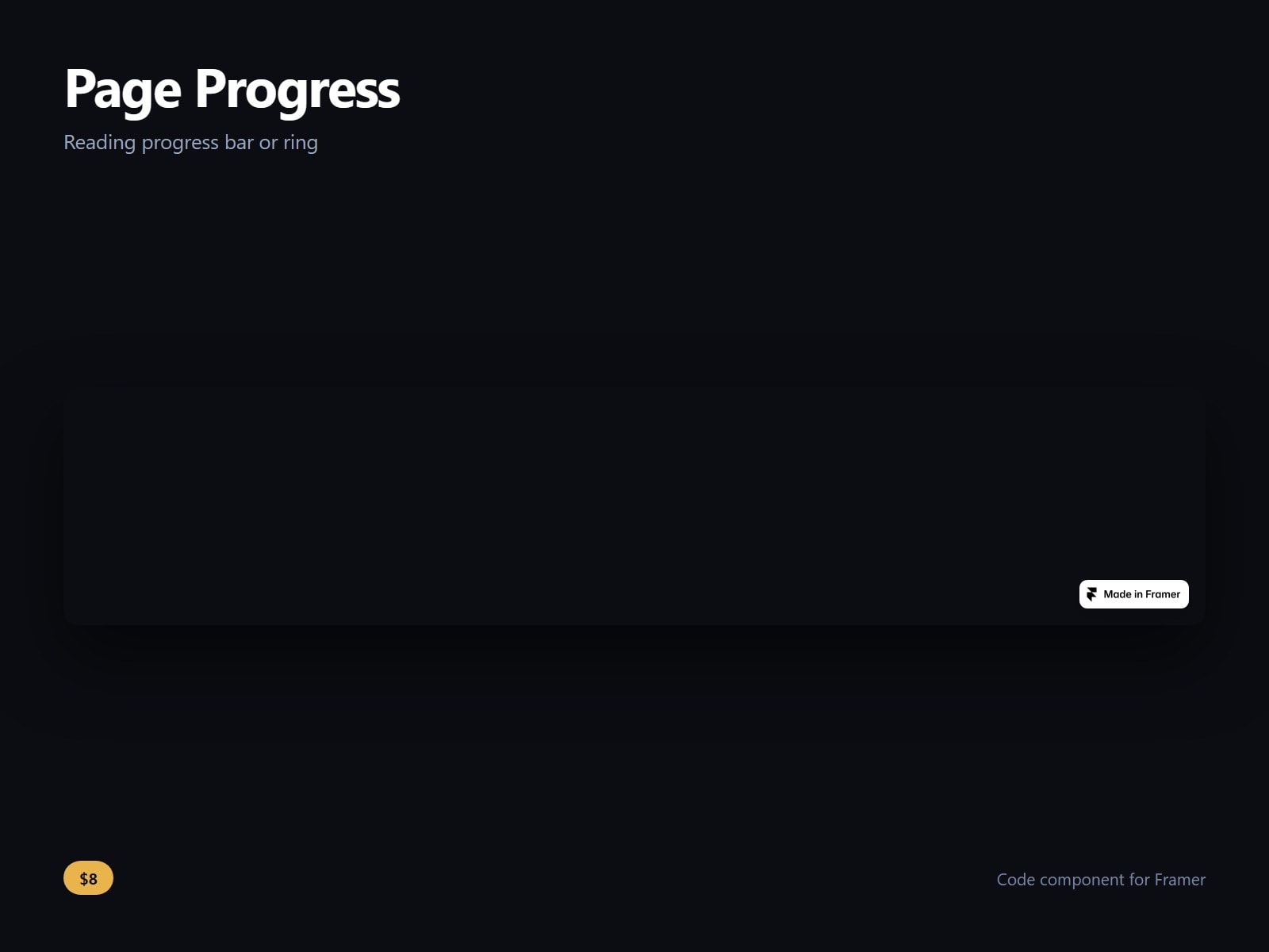 Page Progress