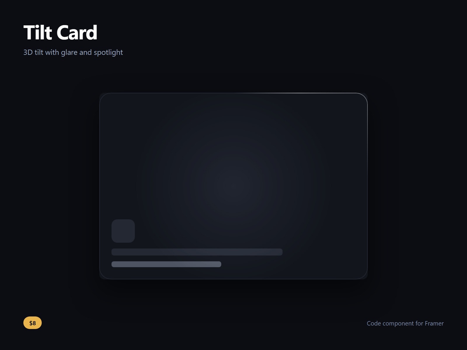 Tilt Panel