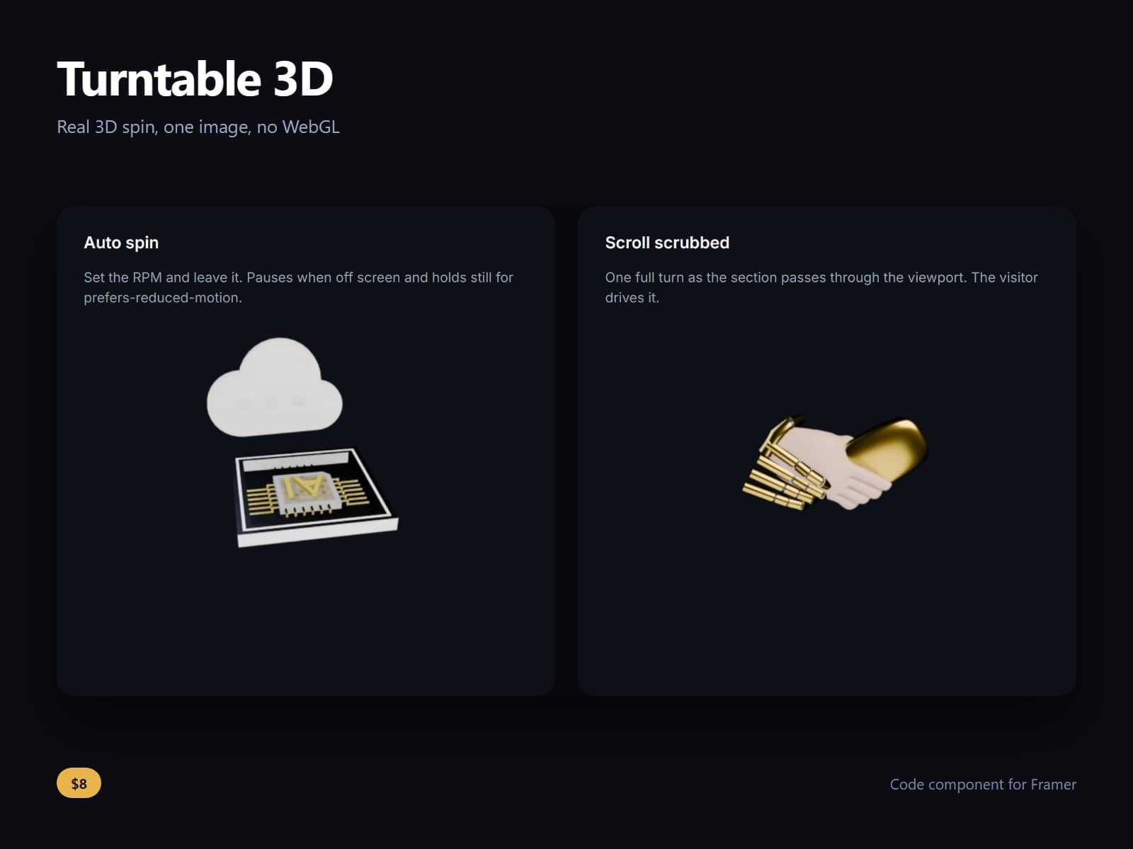 Turntable 3D