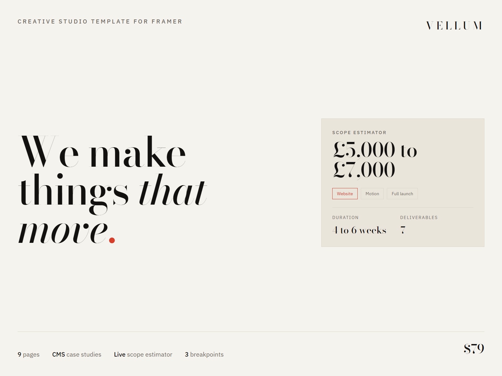 Vellum Studio