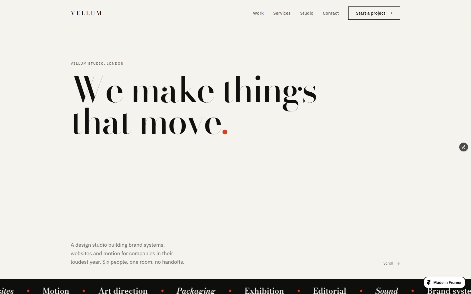 Vellum Studio