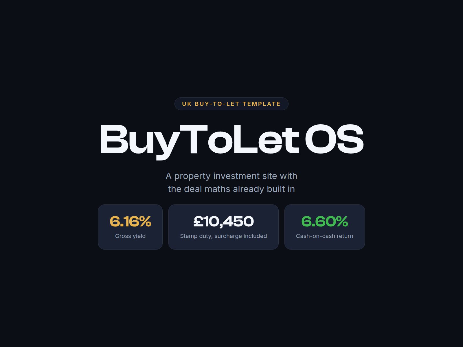 BuyToLet OS