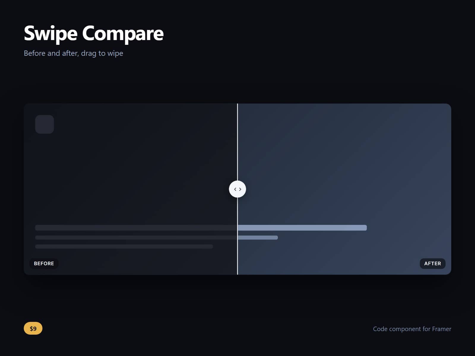 Swipe Compare