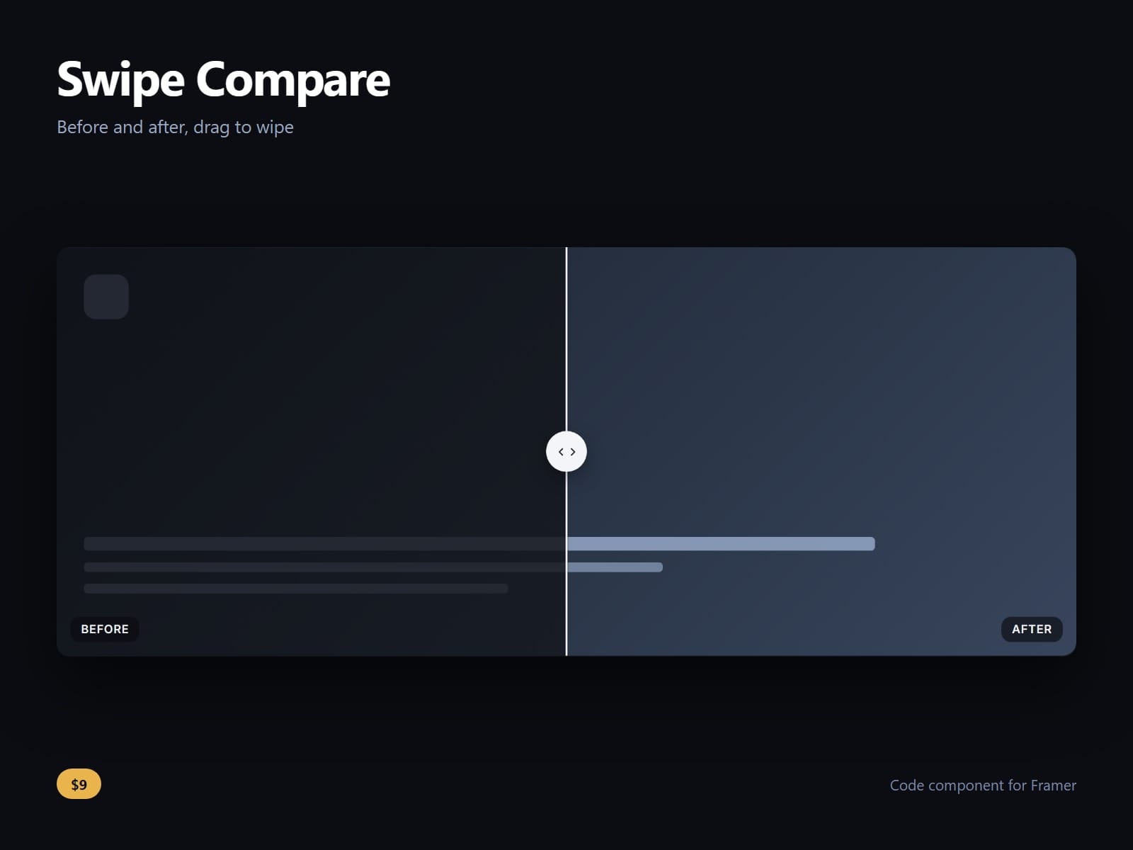 Swipe Compare