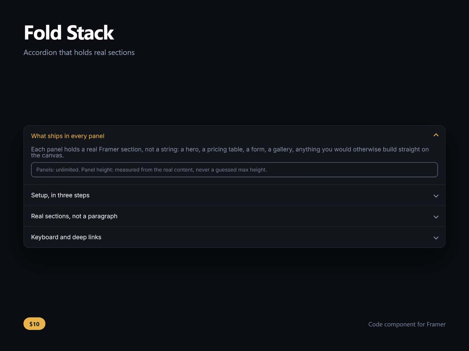 Fold Stack