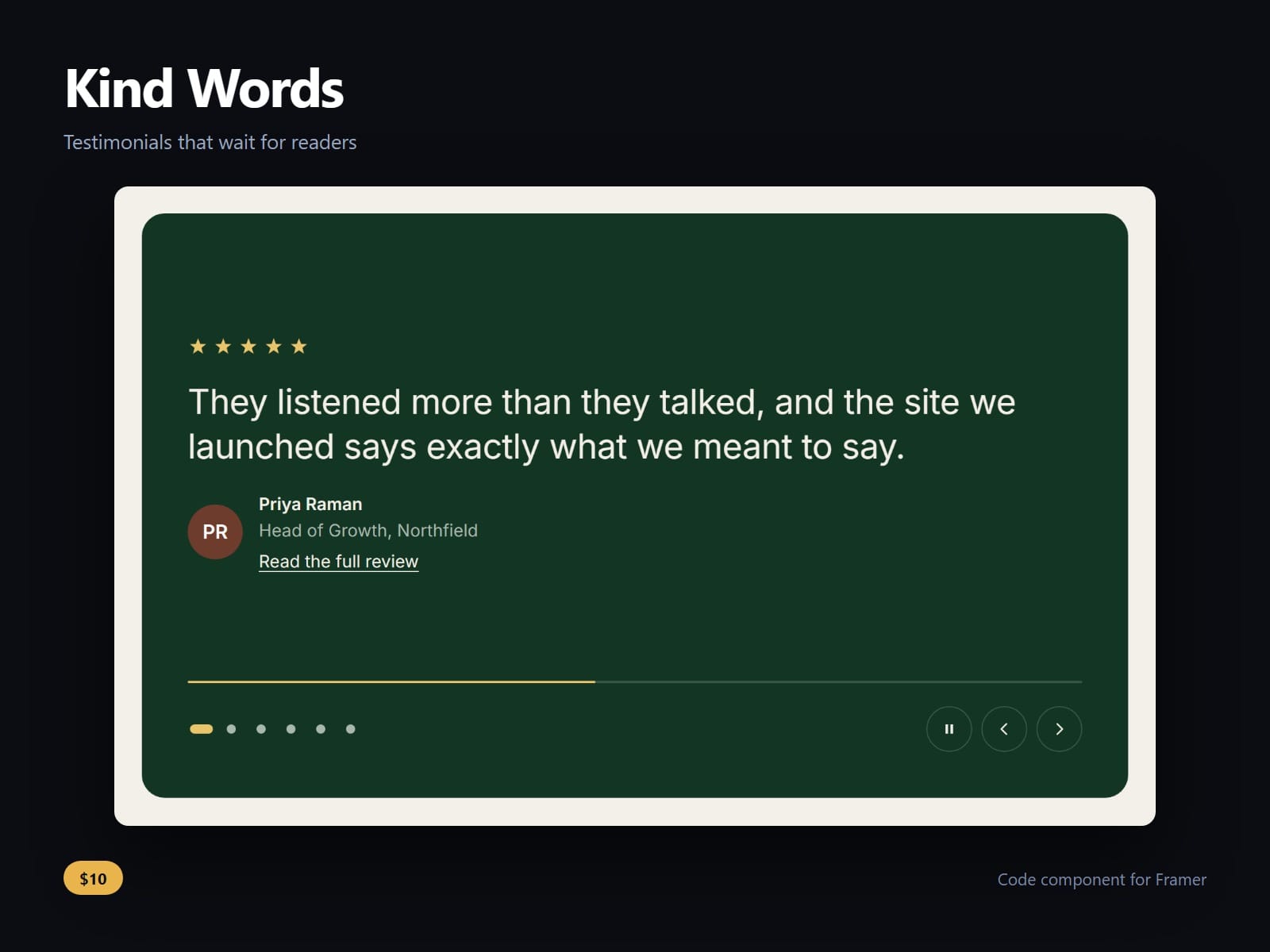 Kind Words