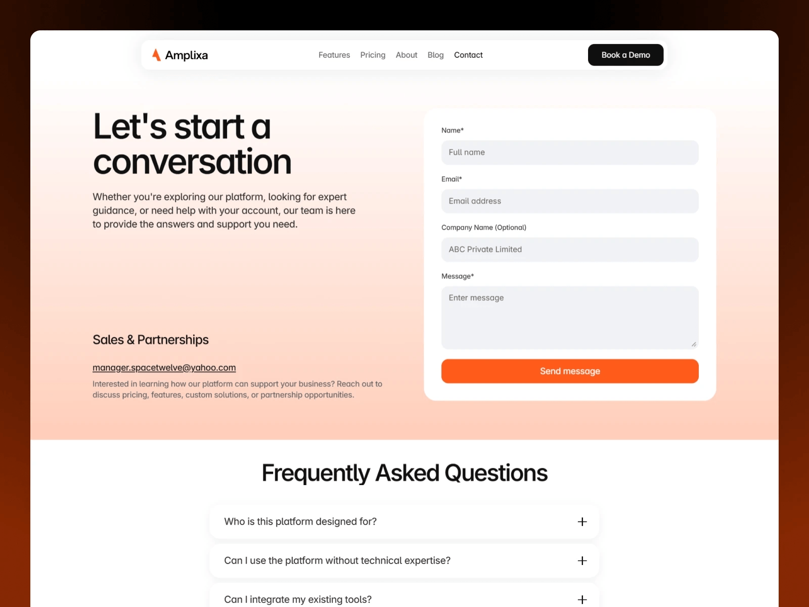 Preview Link: https://amplixa.framer.website/Buy Link: https://contra.com/payment-link/5snpw7Zi-amplixa-marketing-agency-templateA premium marketing agency template built for modern businesses that want to launch faster and convert more visitors into clients.✓ CMS Support✓ Advanced Animations✓ Responsive Design✓ Lead Generation Forms✓ Agency-Focused LayoutsWhether you're launching a new agency website or refreshing an existing brand, Amplixa provides a flexible foundation designed to help businesses grow, attract clients, and stand out online.