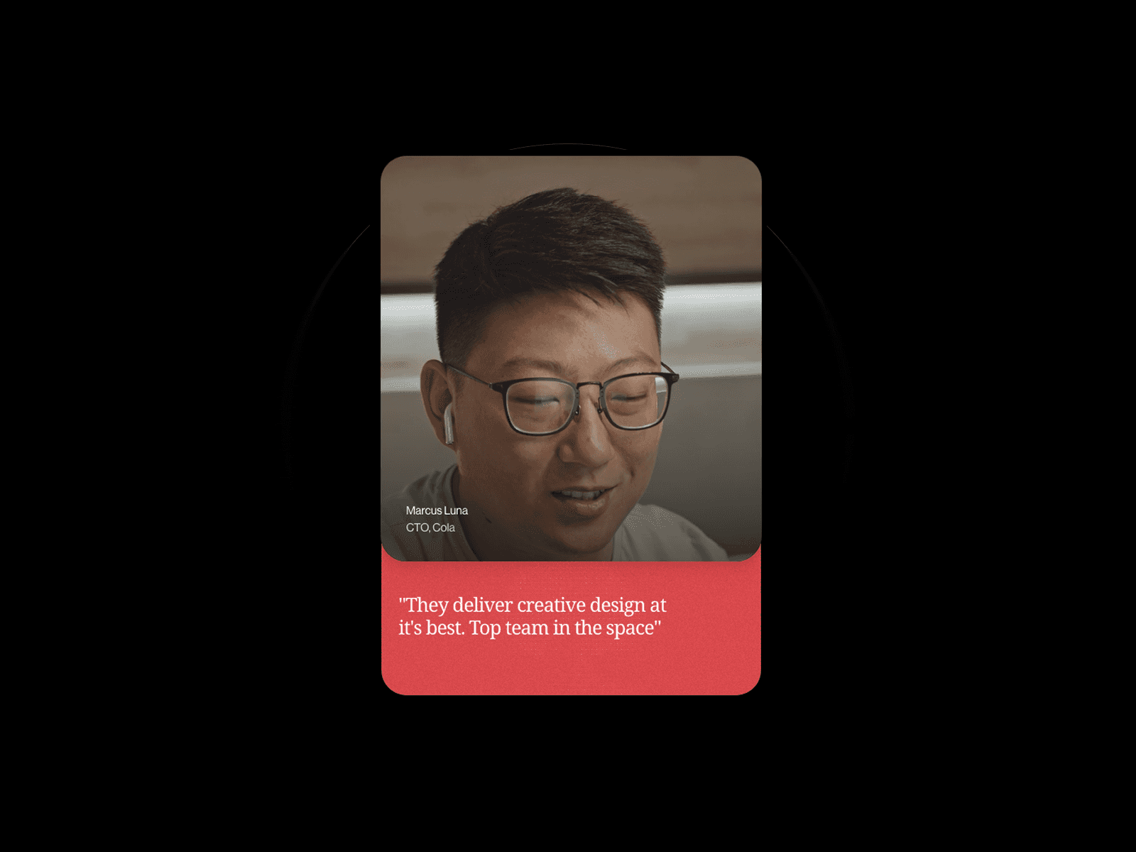 Testimonial Pill