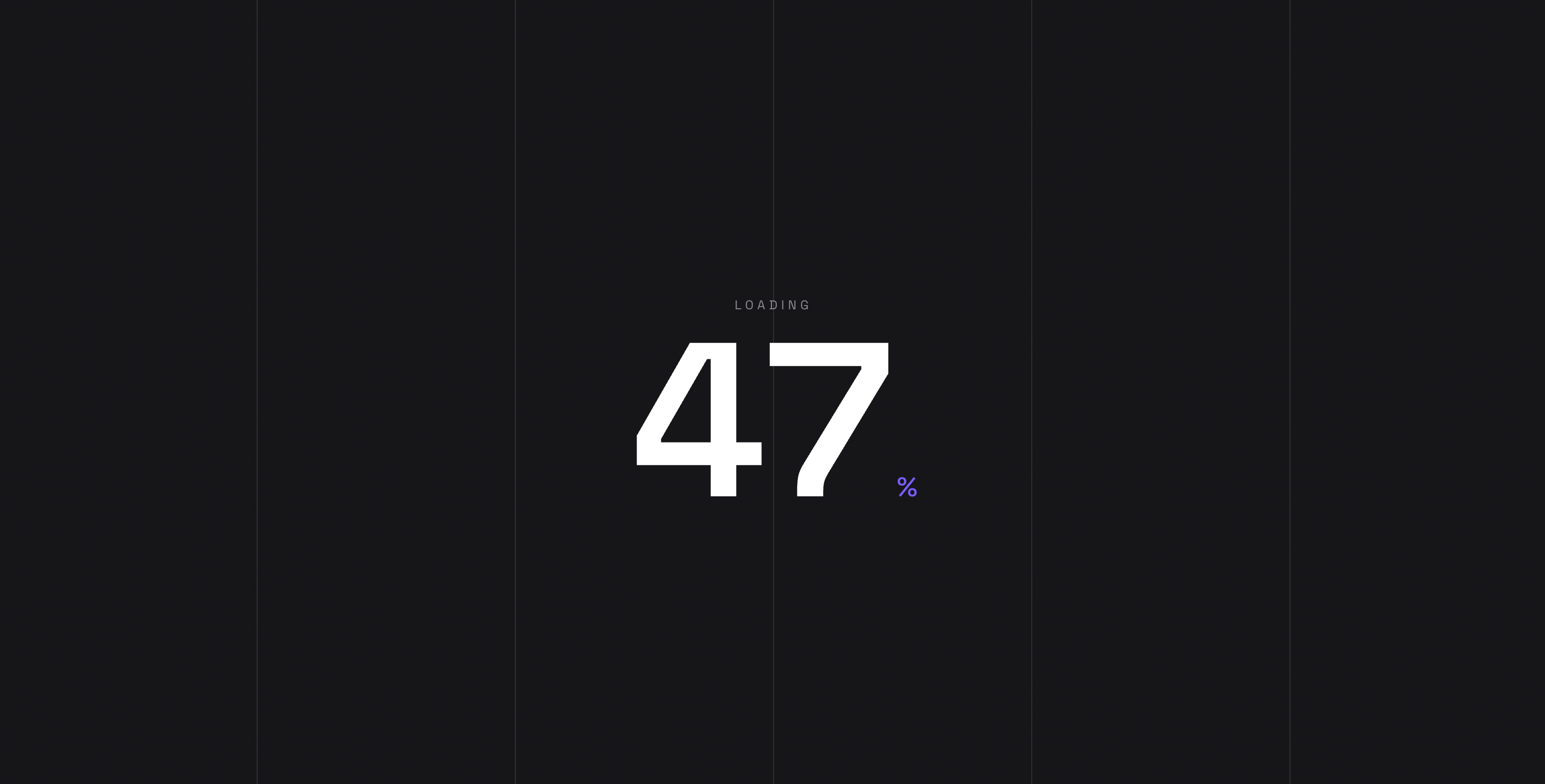 Percent Preloader