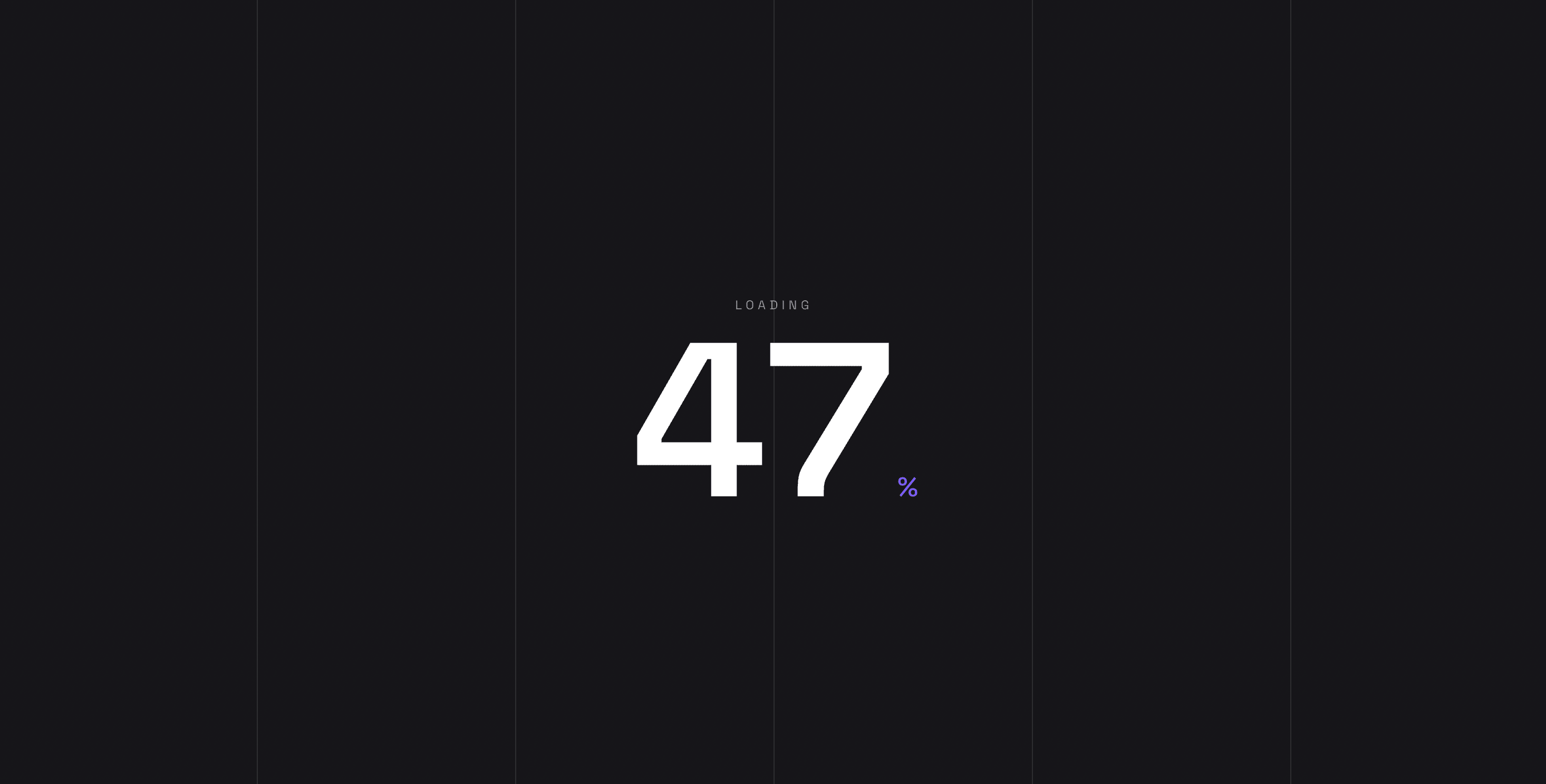 Percent Preloader