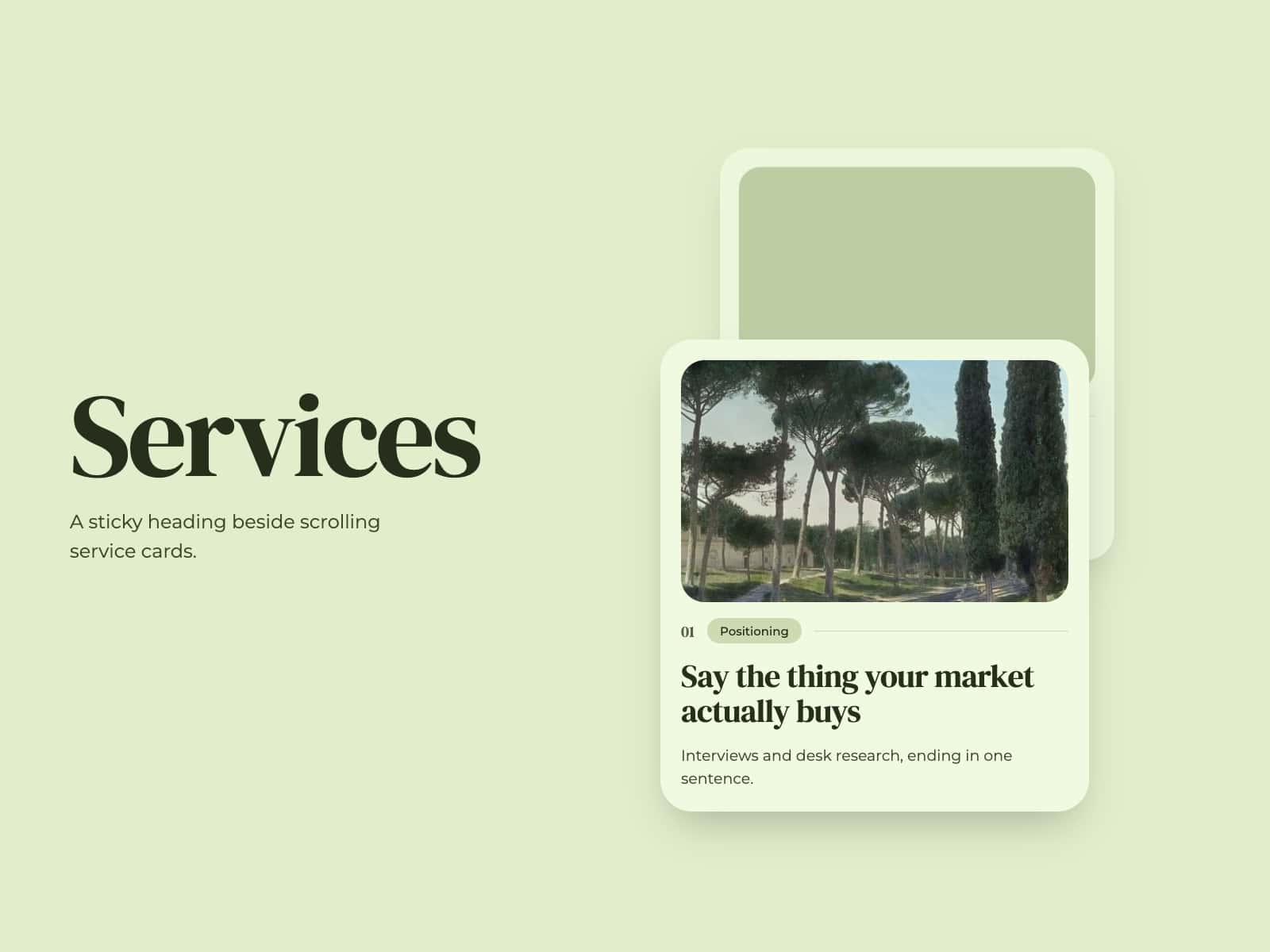 Services List