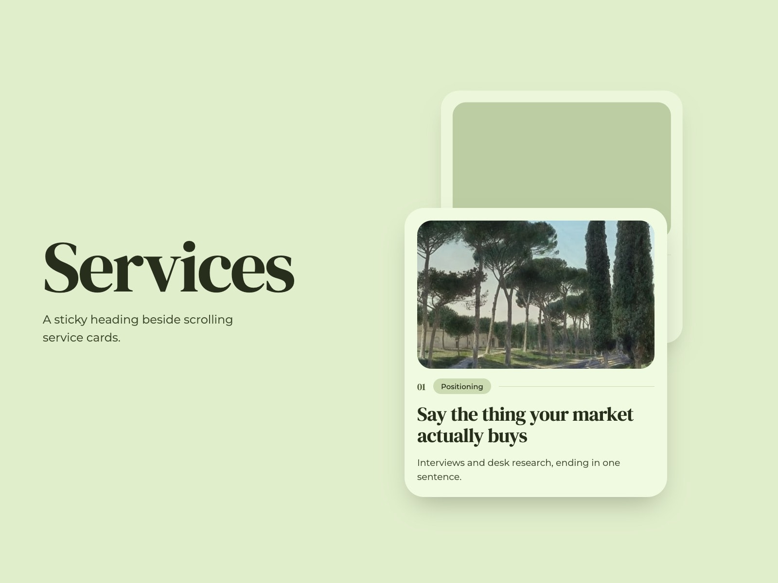 Services List