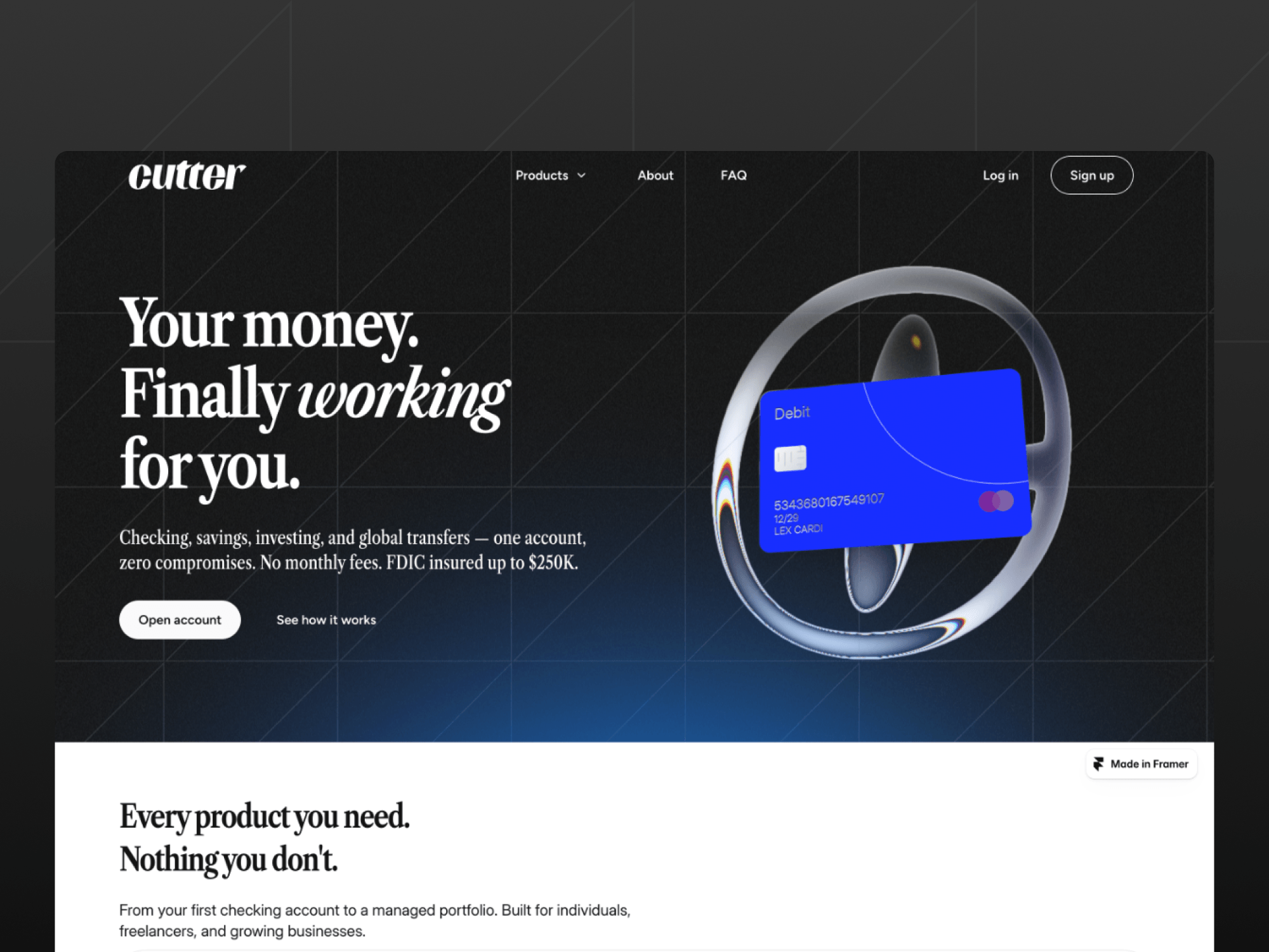 Cutter Bank — Fintec
