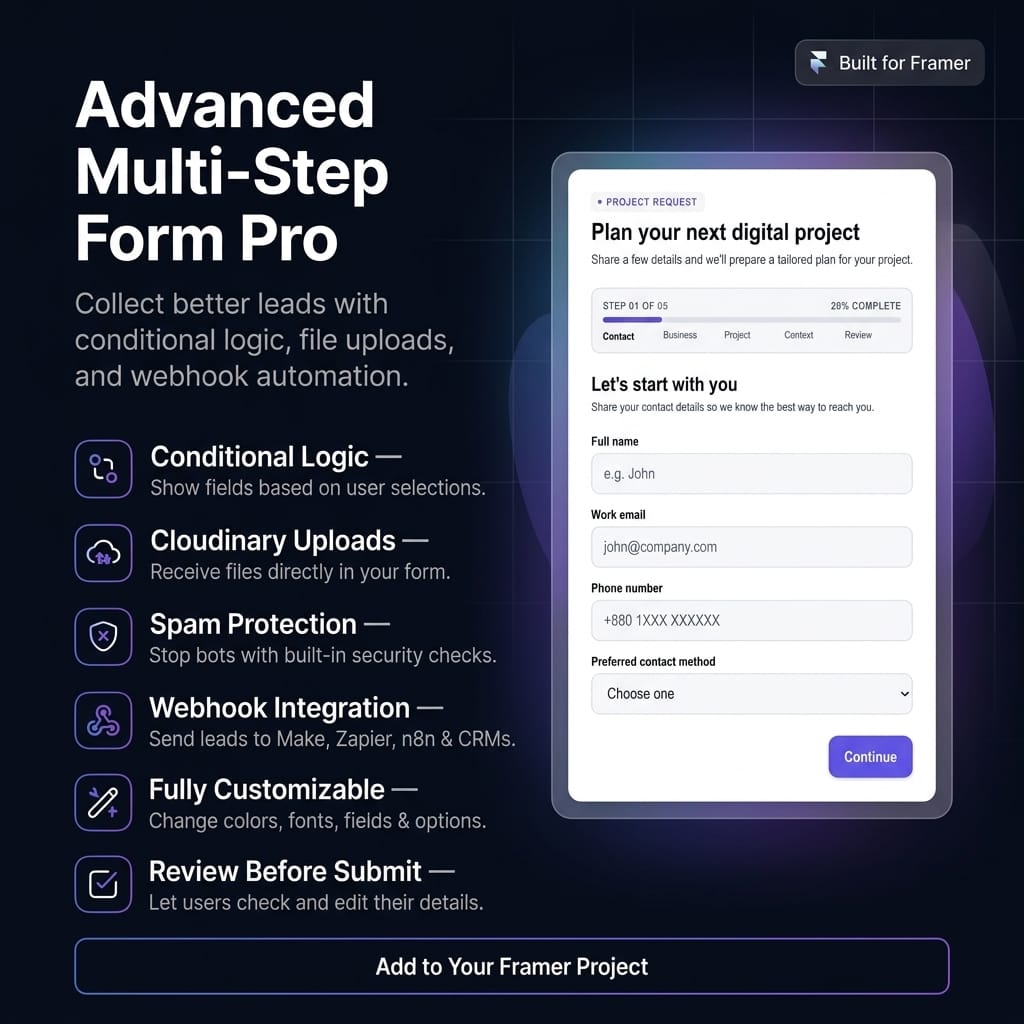 Multistep Form Flow