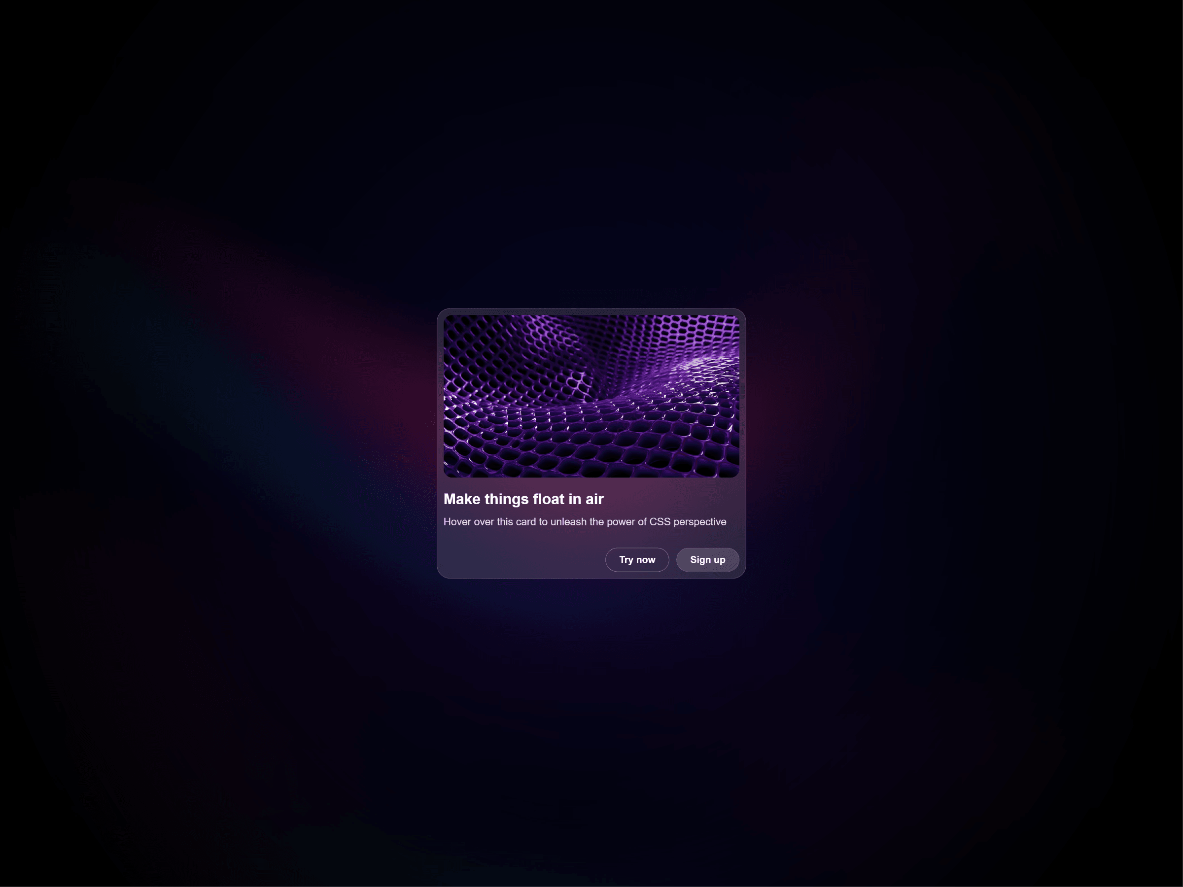 Real 3D Layered card