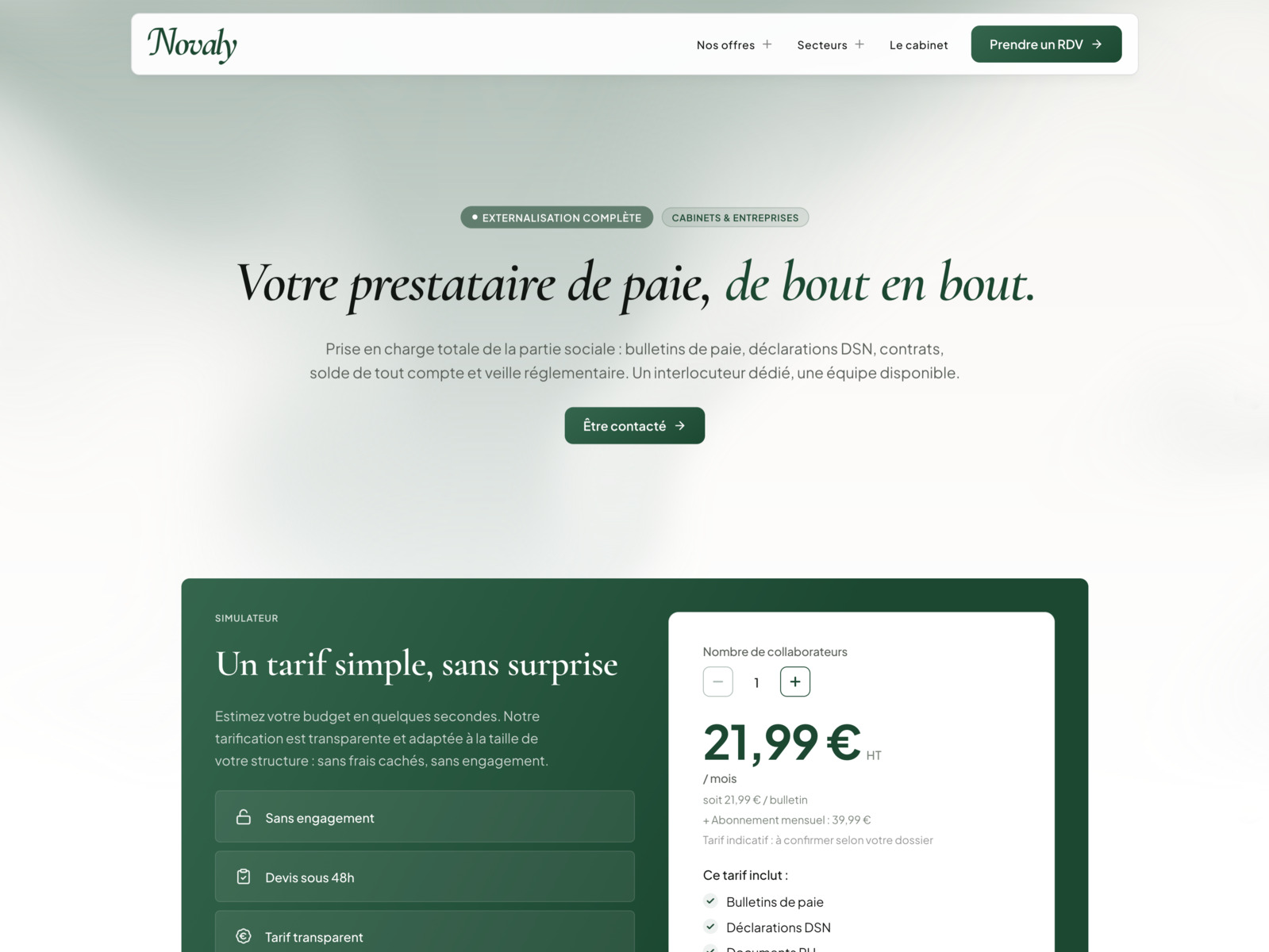 Novaly Paie