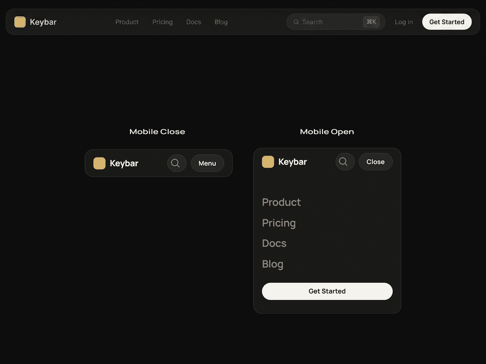Keybar Nav