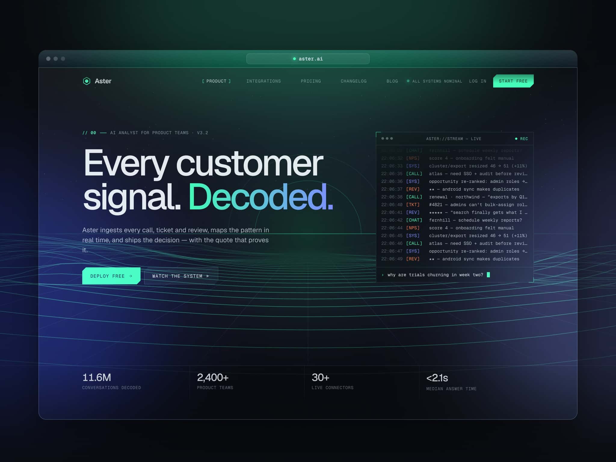 Aster Signal