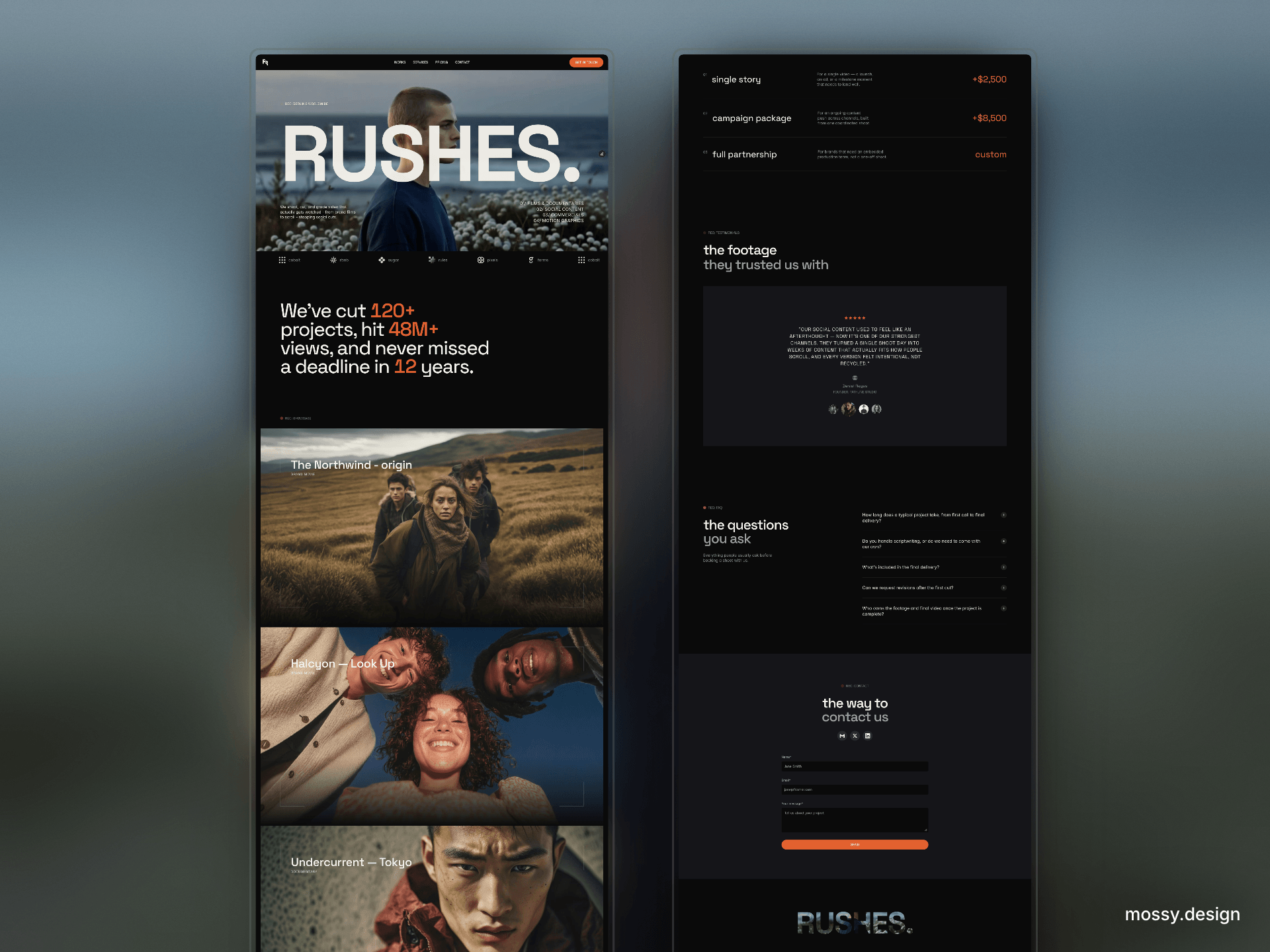 RUSHES.