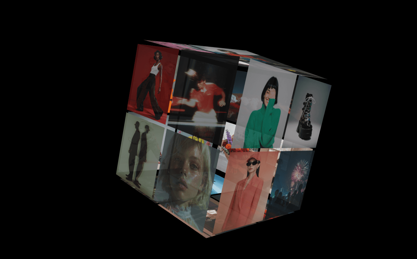 Glass Gallery Cube