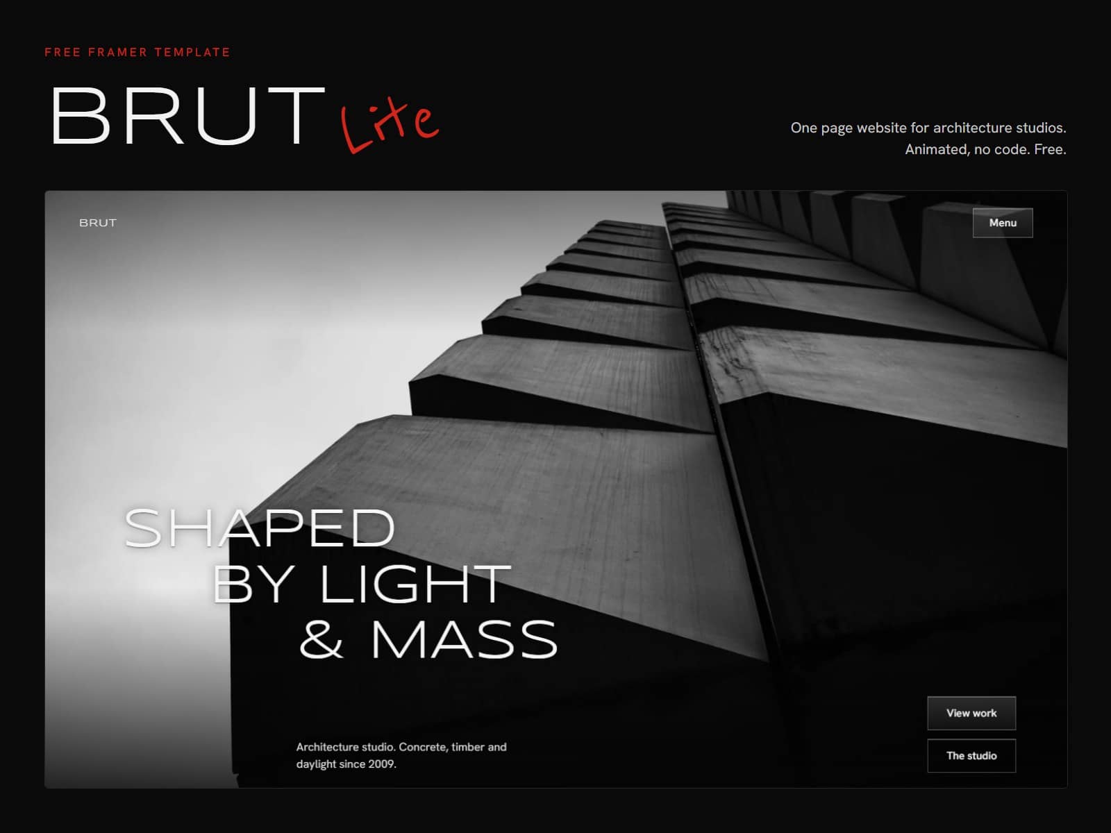 Brut Studio Lite