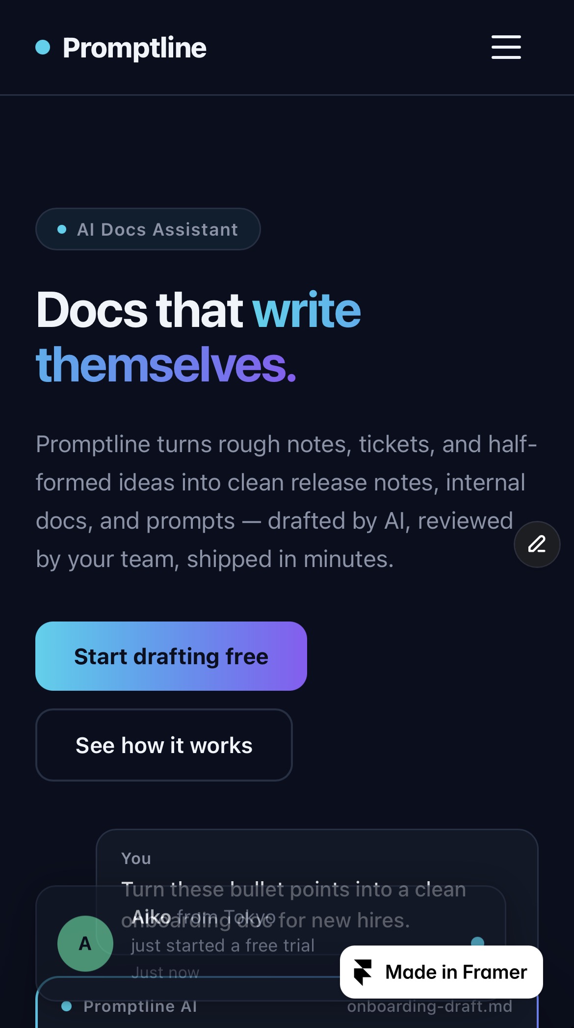 Draftwire