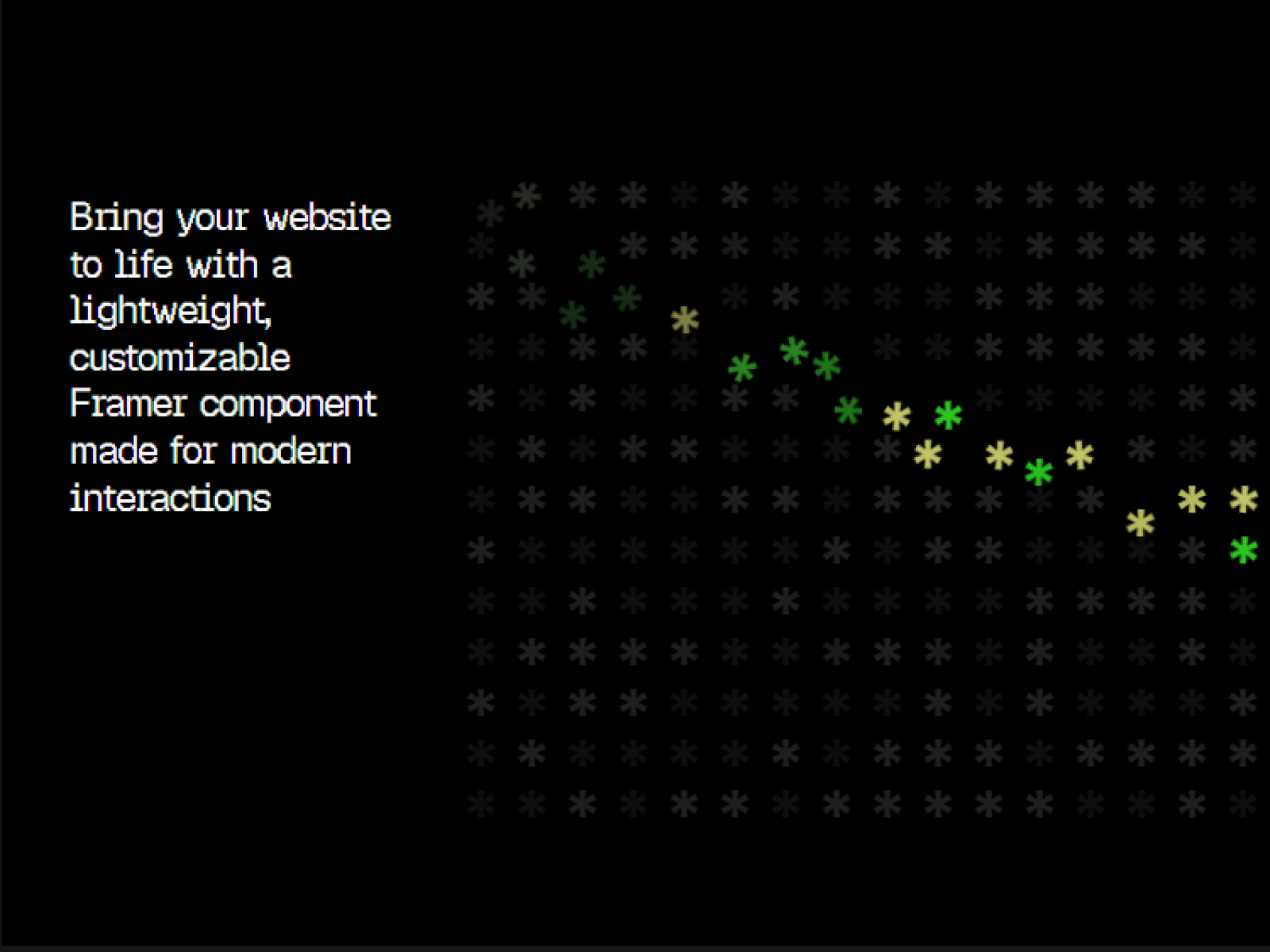 Touch Hover Grid
