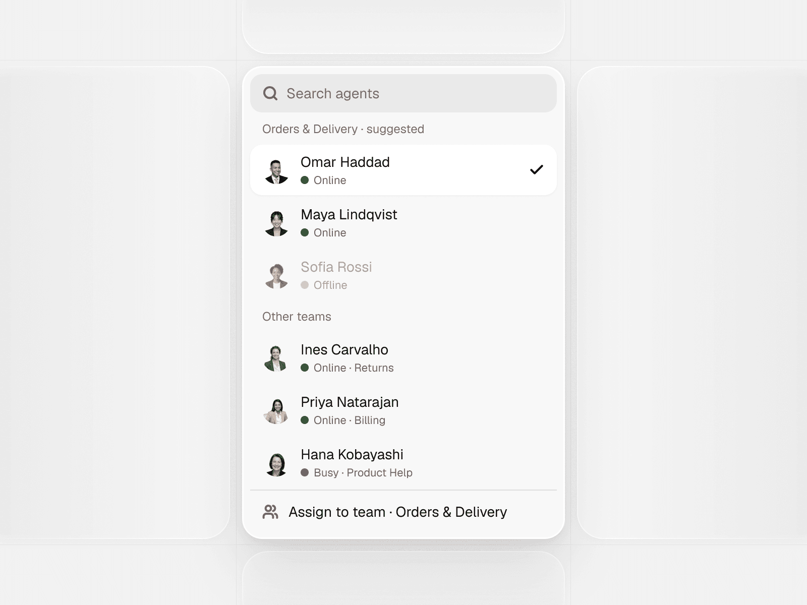 Assignee Picker