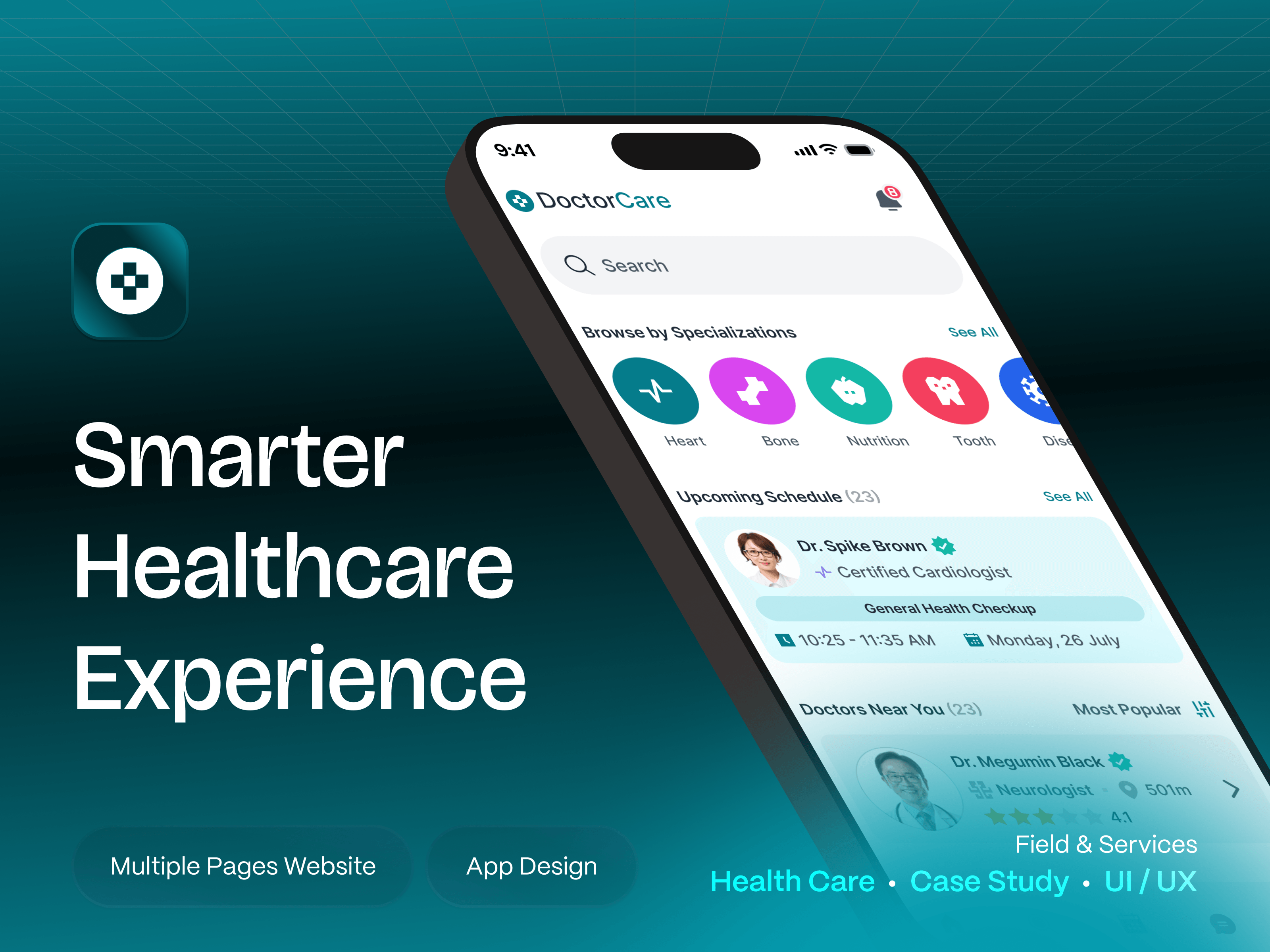DoctorCare — Healthcare Platform WebsiteDoctorCare is a modern multi-page healthcare platform website designed to help patients discover doctors, explore healthcare services, book appointments, and access essential information through a clear and intuitive digital experience.At Airzon Agency, we handled the project end-to-end — from UX strategy, user flows, wireframes, and high-fidelity UI in Figma to the development of a scalable design system and responsive multi-page website in Framer.The result is a fast, accessible, and consistent healthcare experience across desktop, tablet, and mobile.Designed in Figma. Built in Framer. ⚡Live Site: doctorcare.framer.aiCase Study: View DoctorCare Case Study on BehanceServices: UI/UX Design · Product Design · Design System · Multi-Page Web Design · Responsive Design · Framer Development