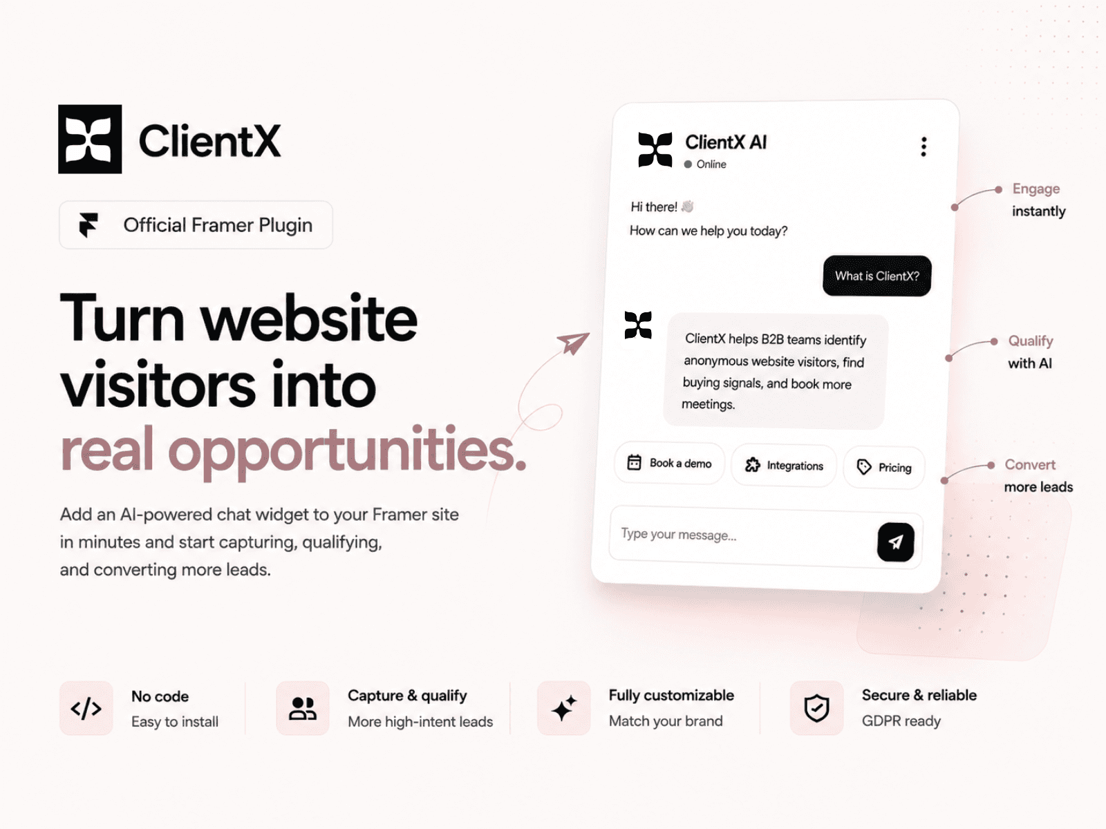 ClientX AI Sales Agent
