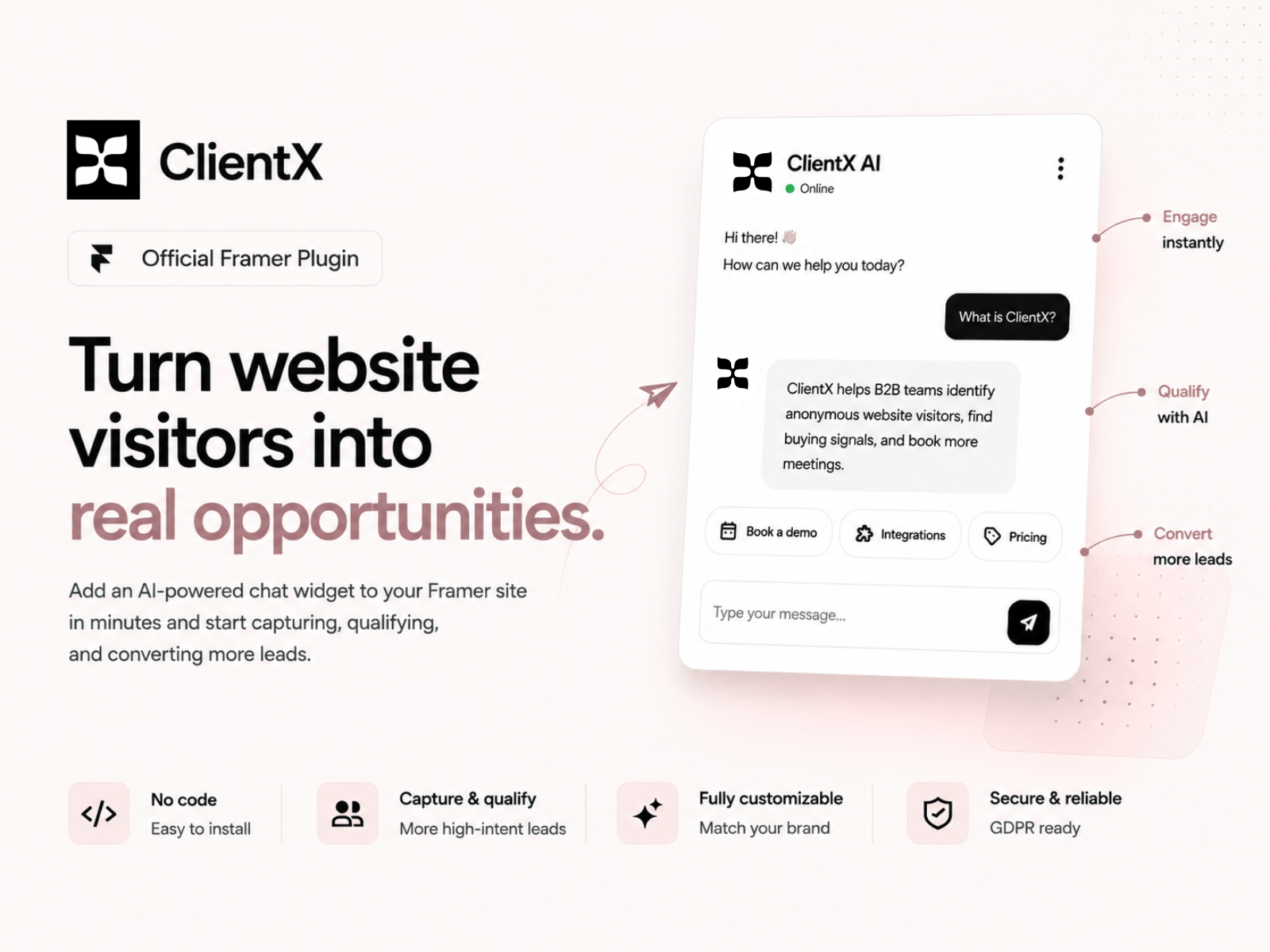 ClientX AI Sales Agent