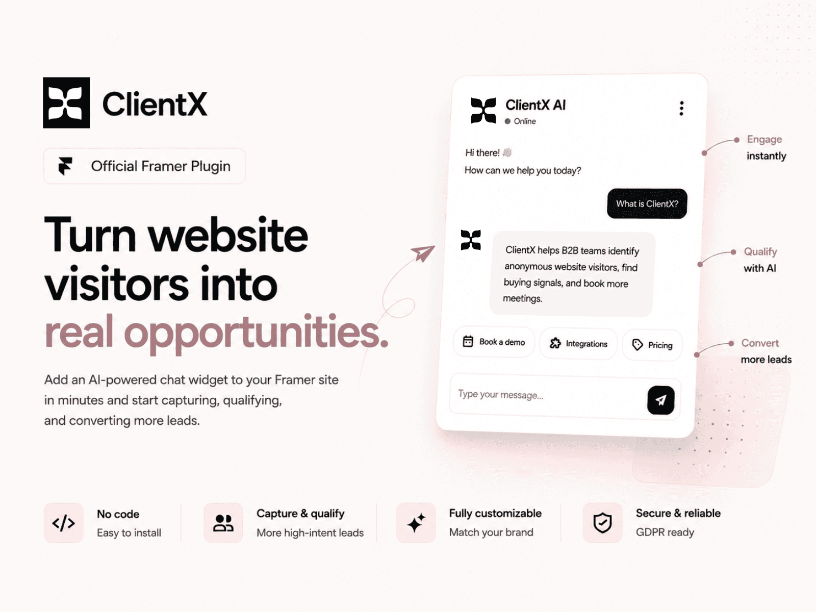 ClientX AI Sales Agent
