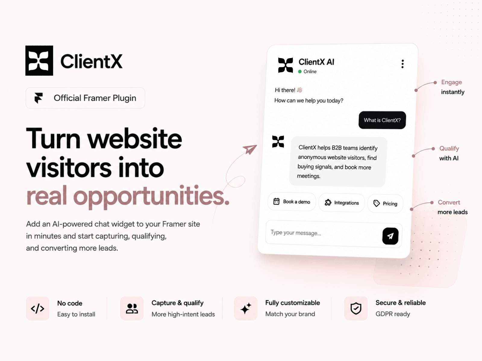 ClientX AI Sales Agent