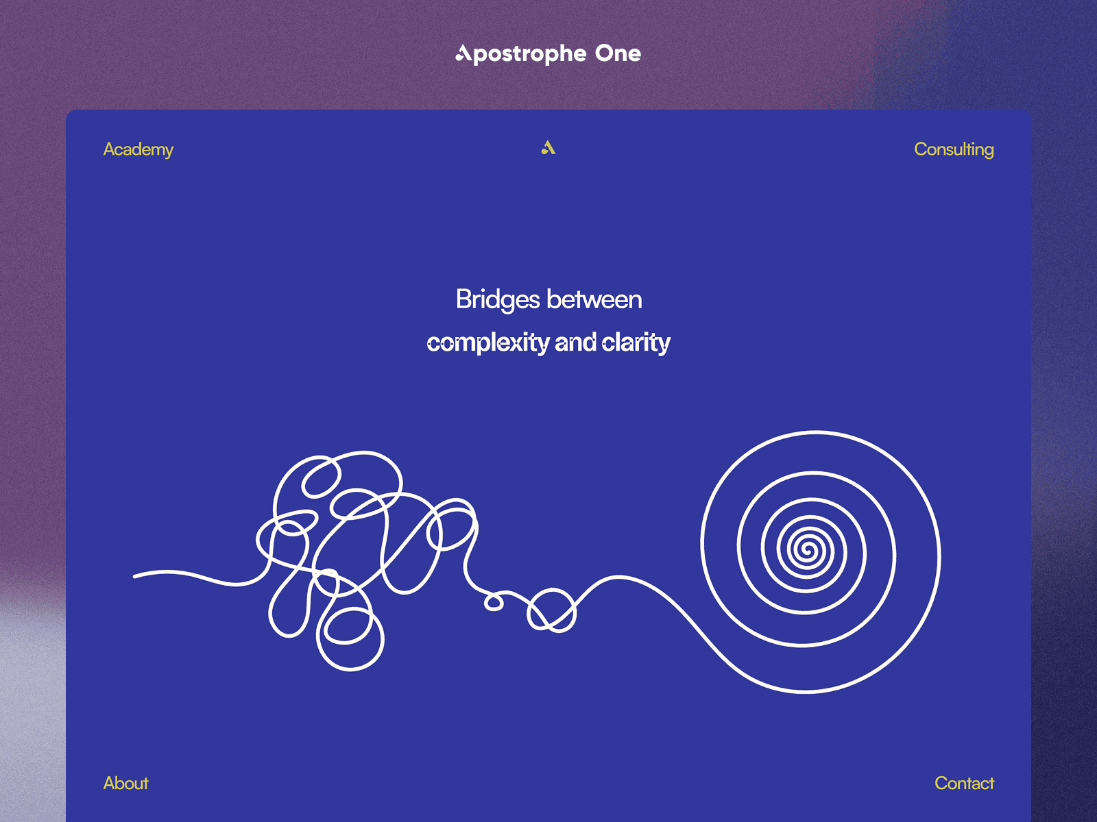 Apostrophe One