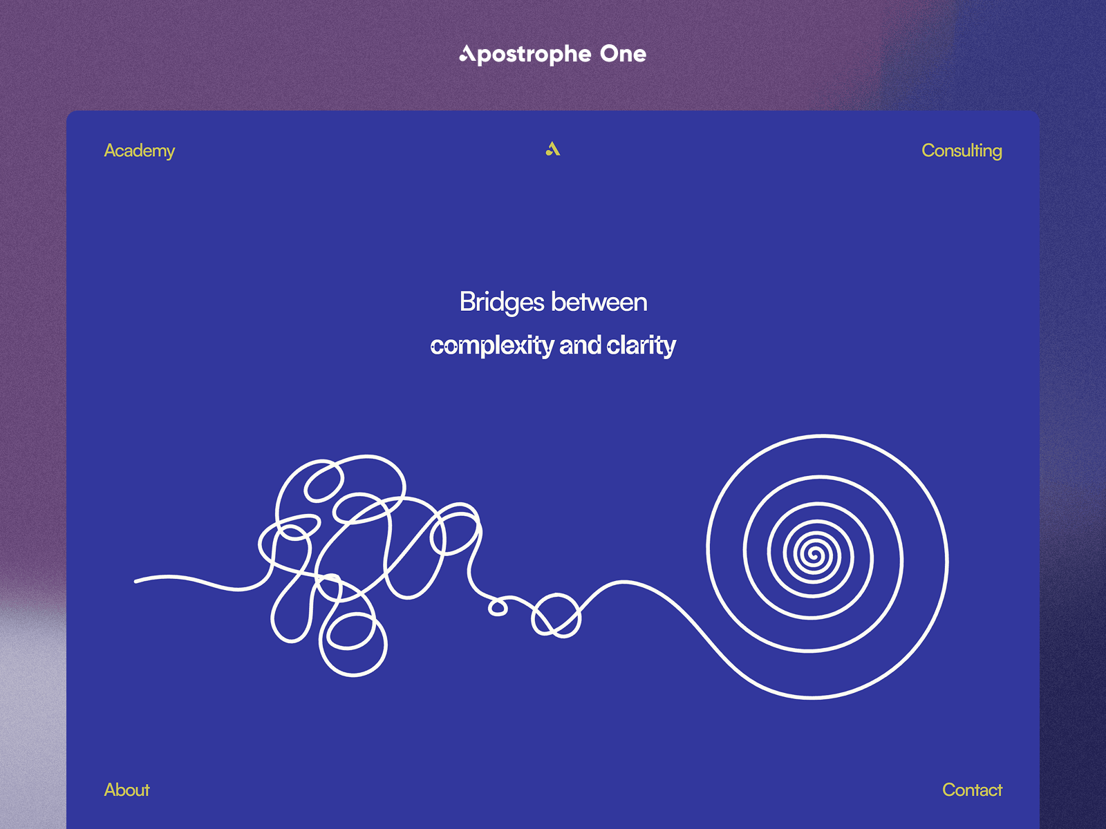 Apostrophe One