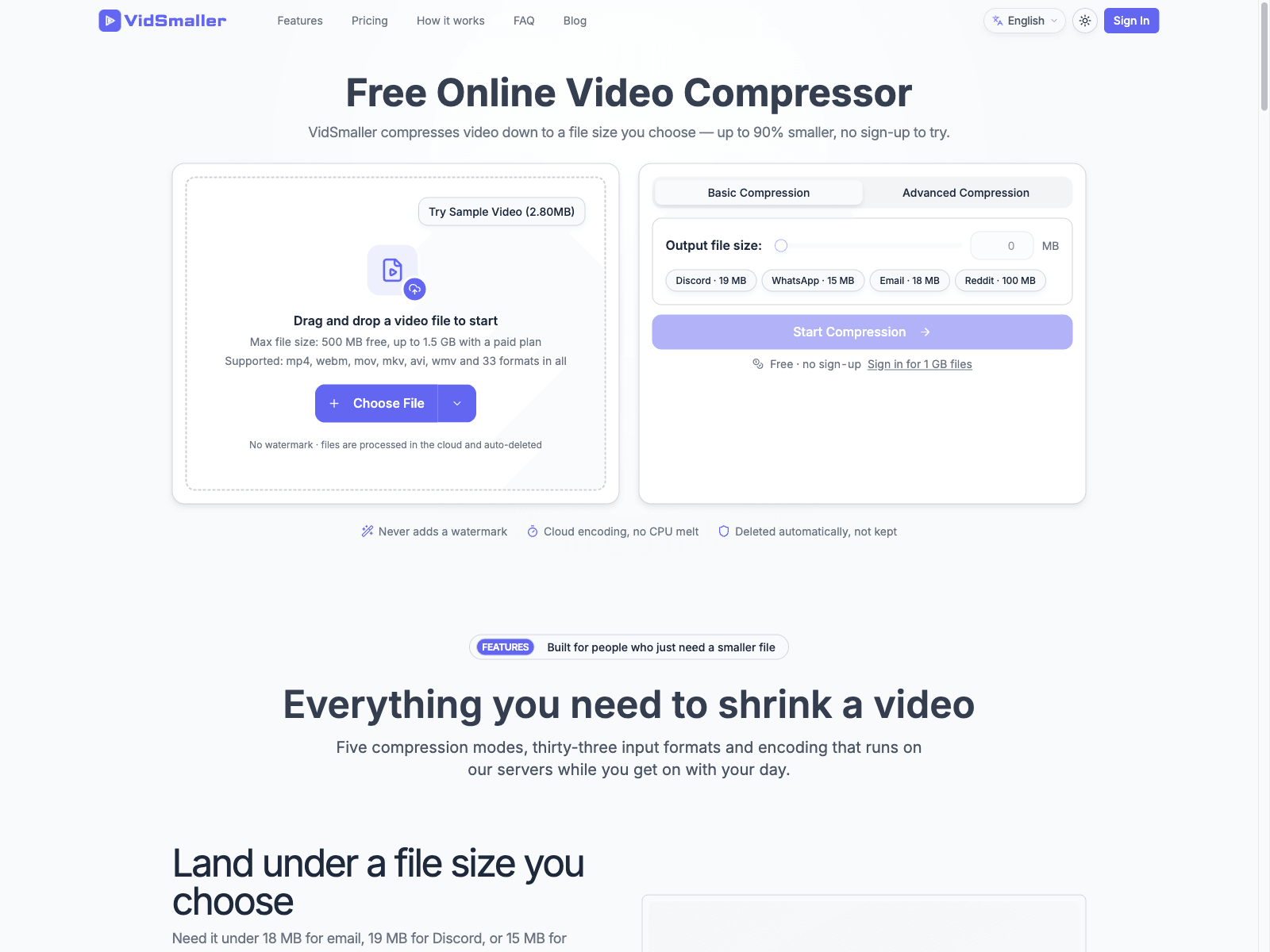 VidSmaller