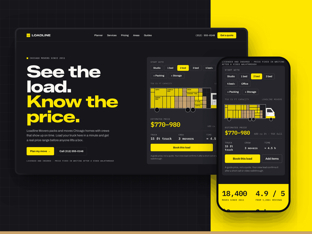 Loadline by Marko Mojsilovic - design asset by Framer