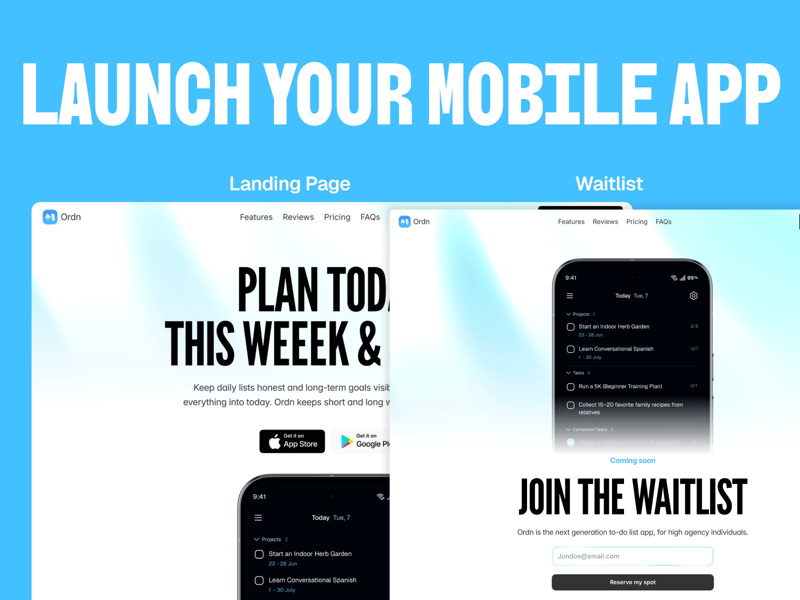Mobile App Launch