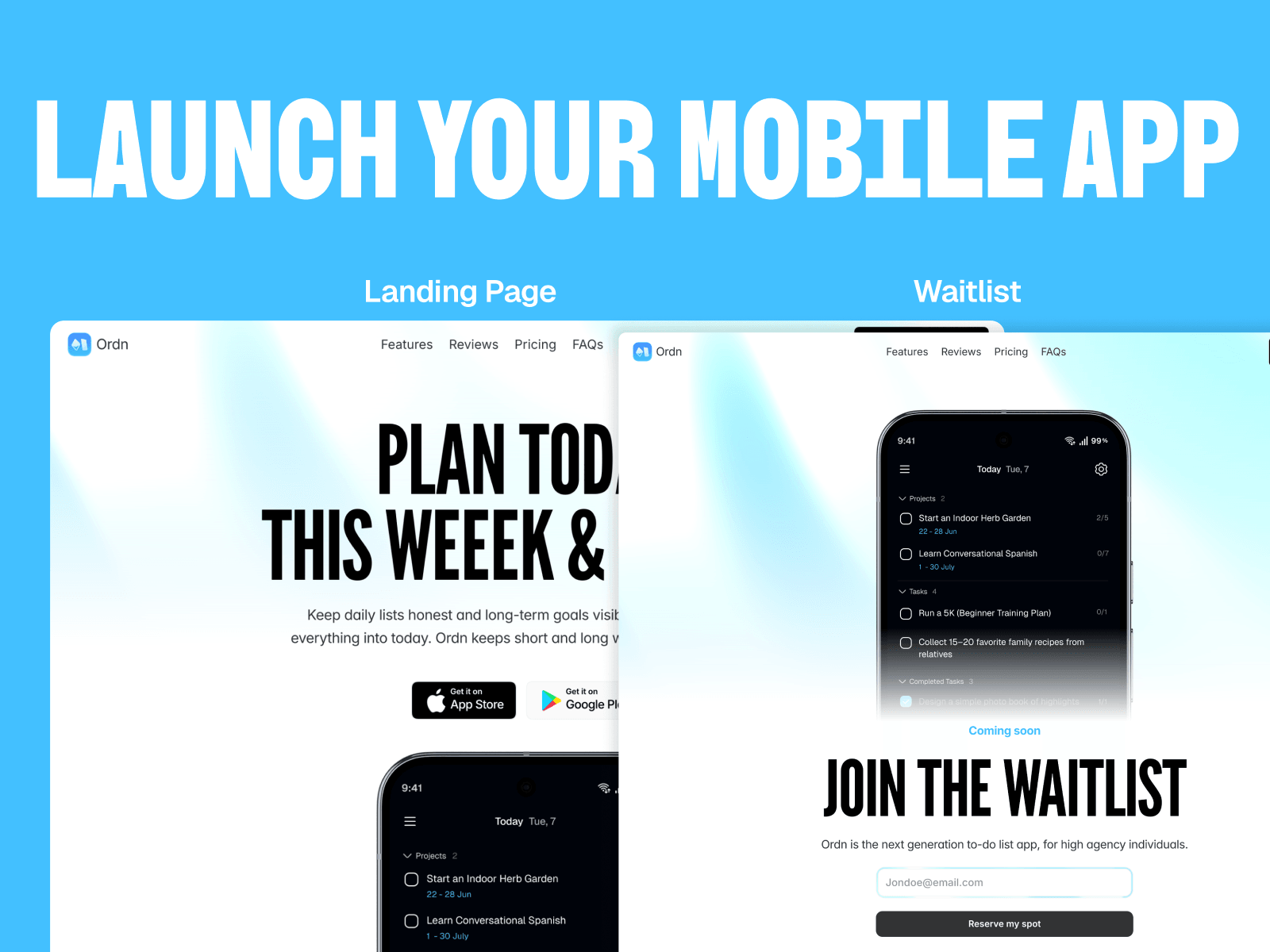 Mobile App Launch