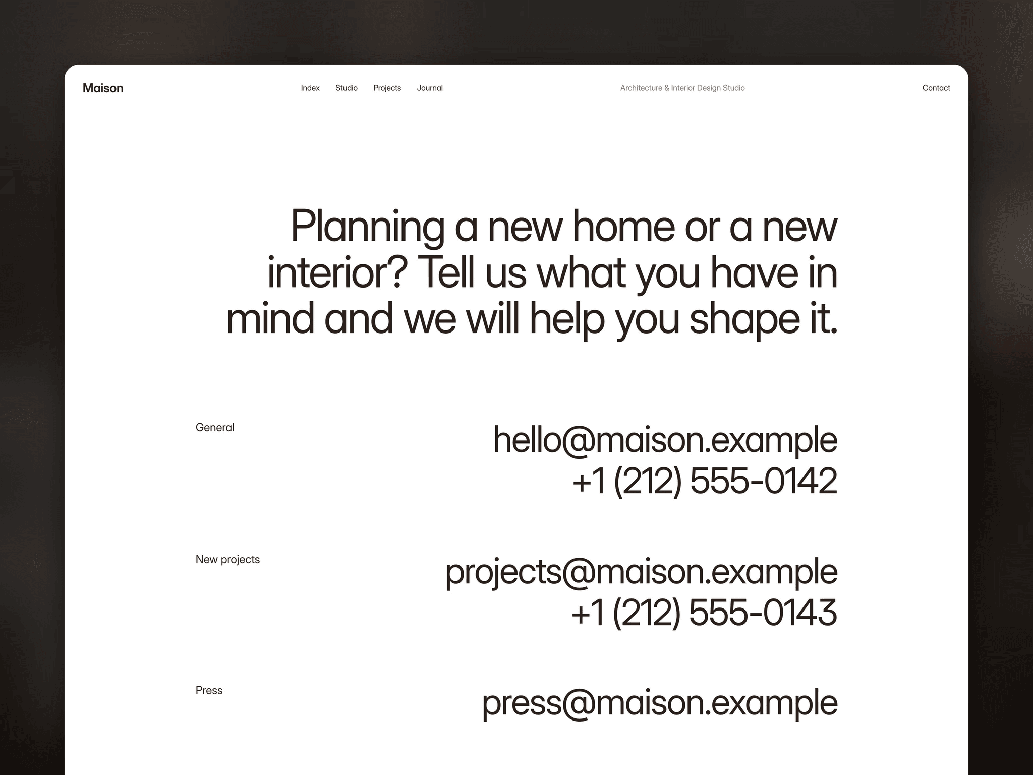 Maison Architect