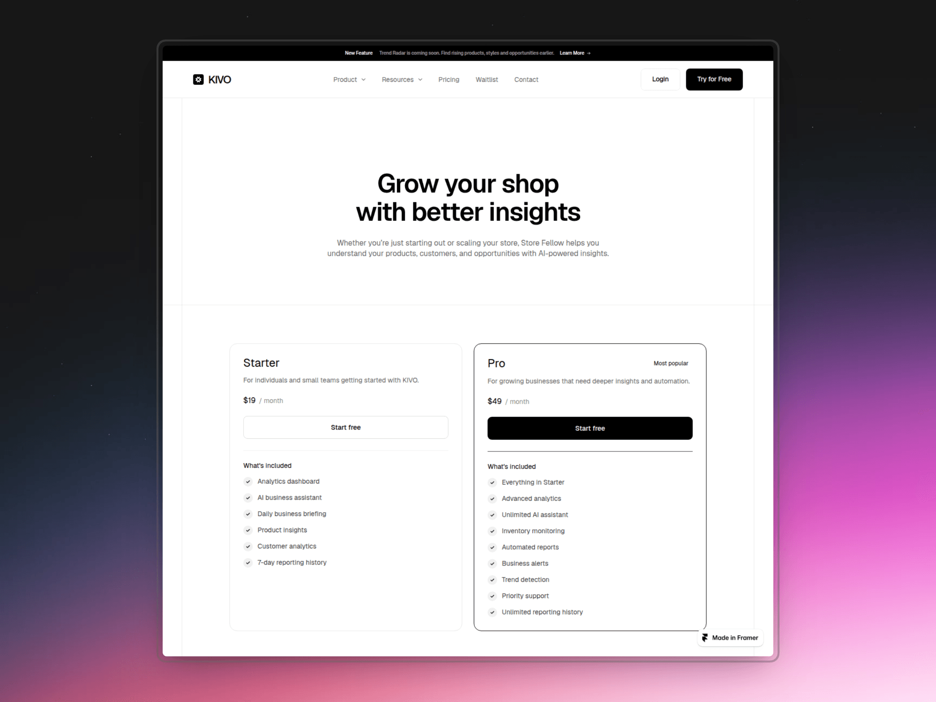 KIVO APP