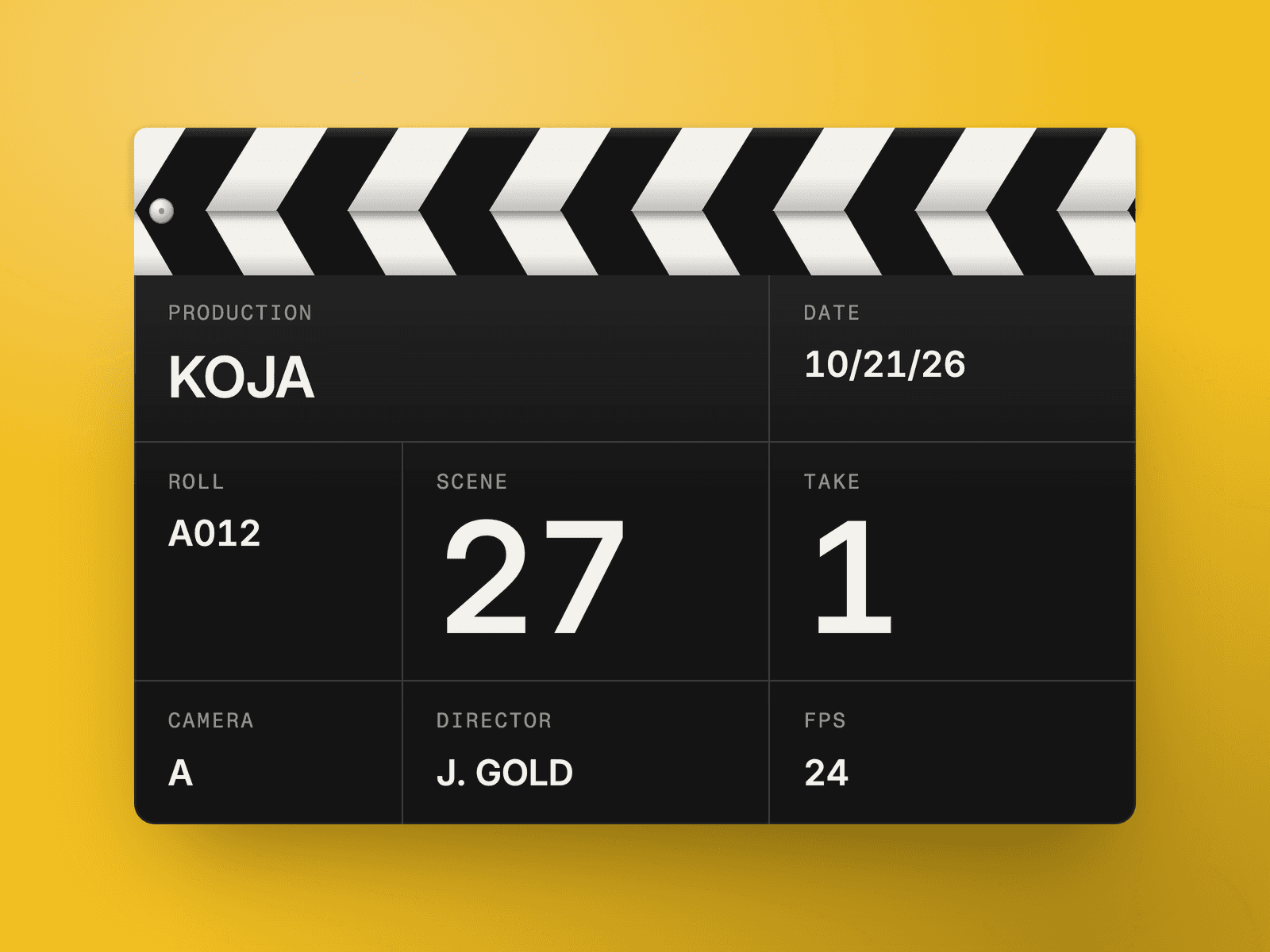 Clapperboard