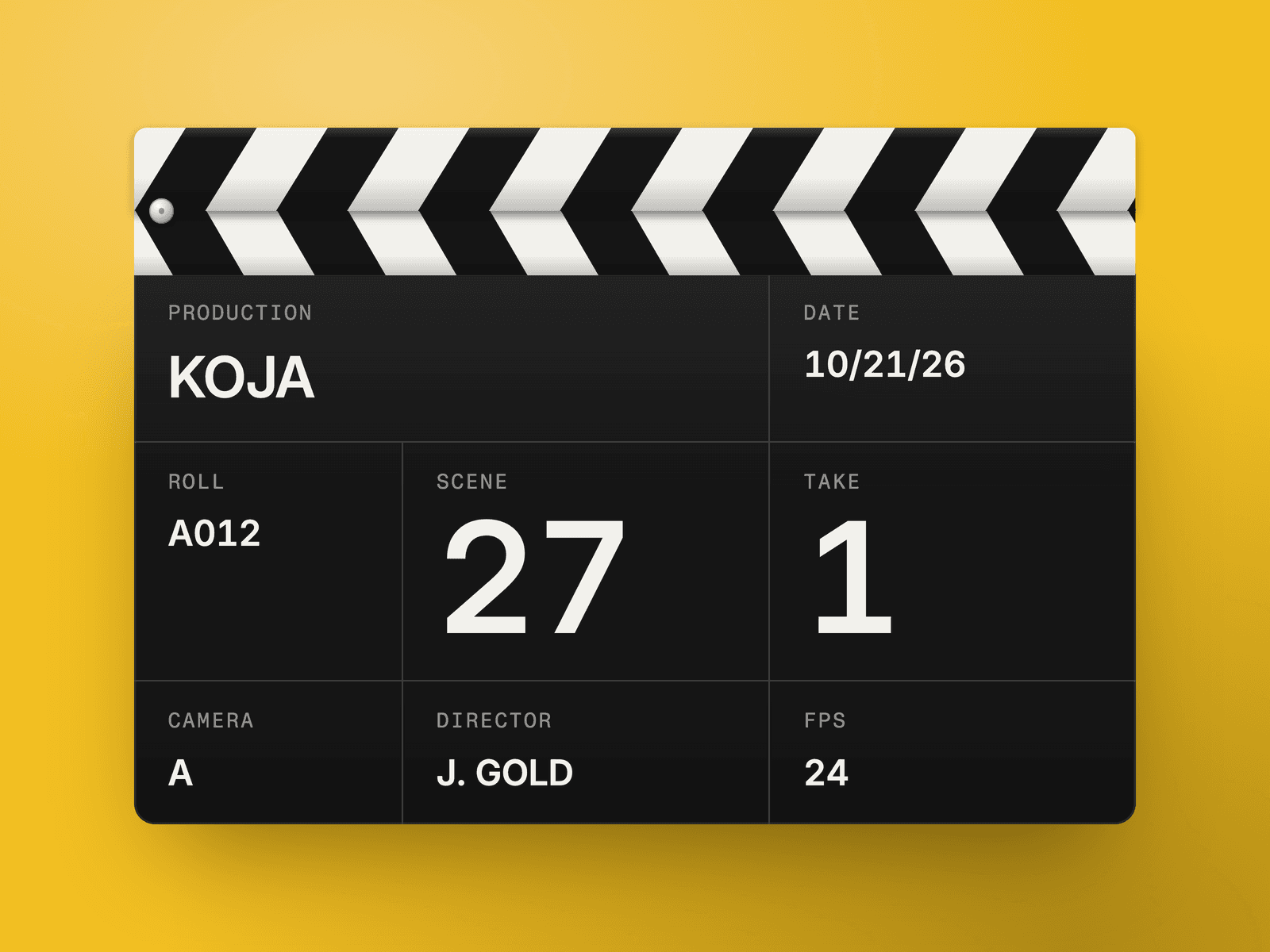 Clapperboard