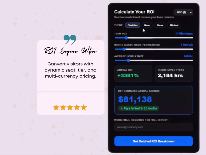 ROI Calculator Ultra