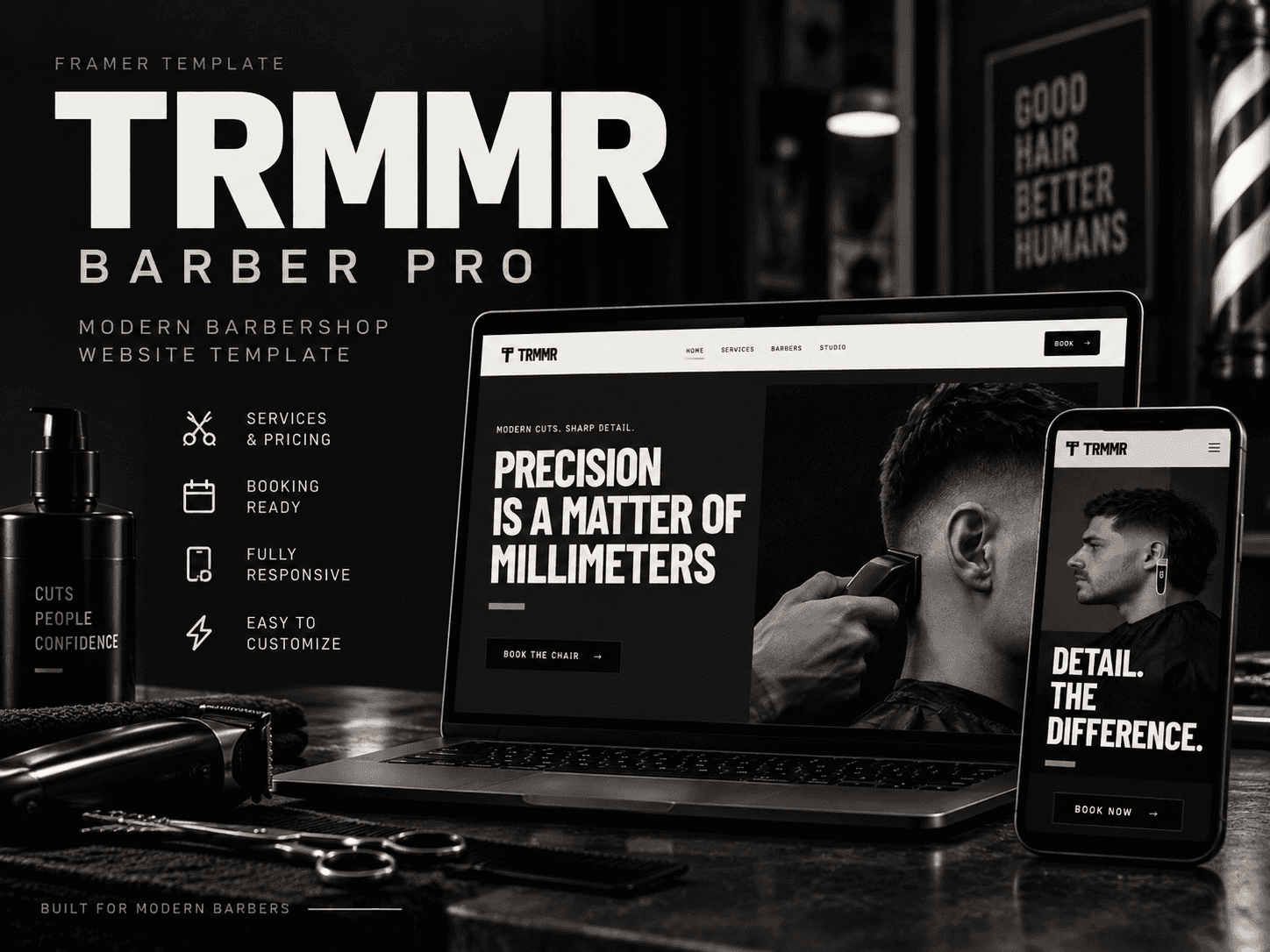 TRMMR Barber Pro