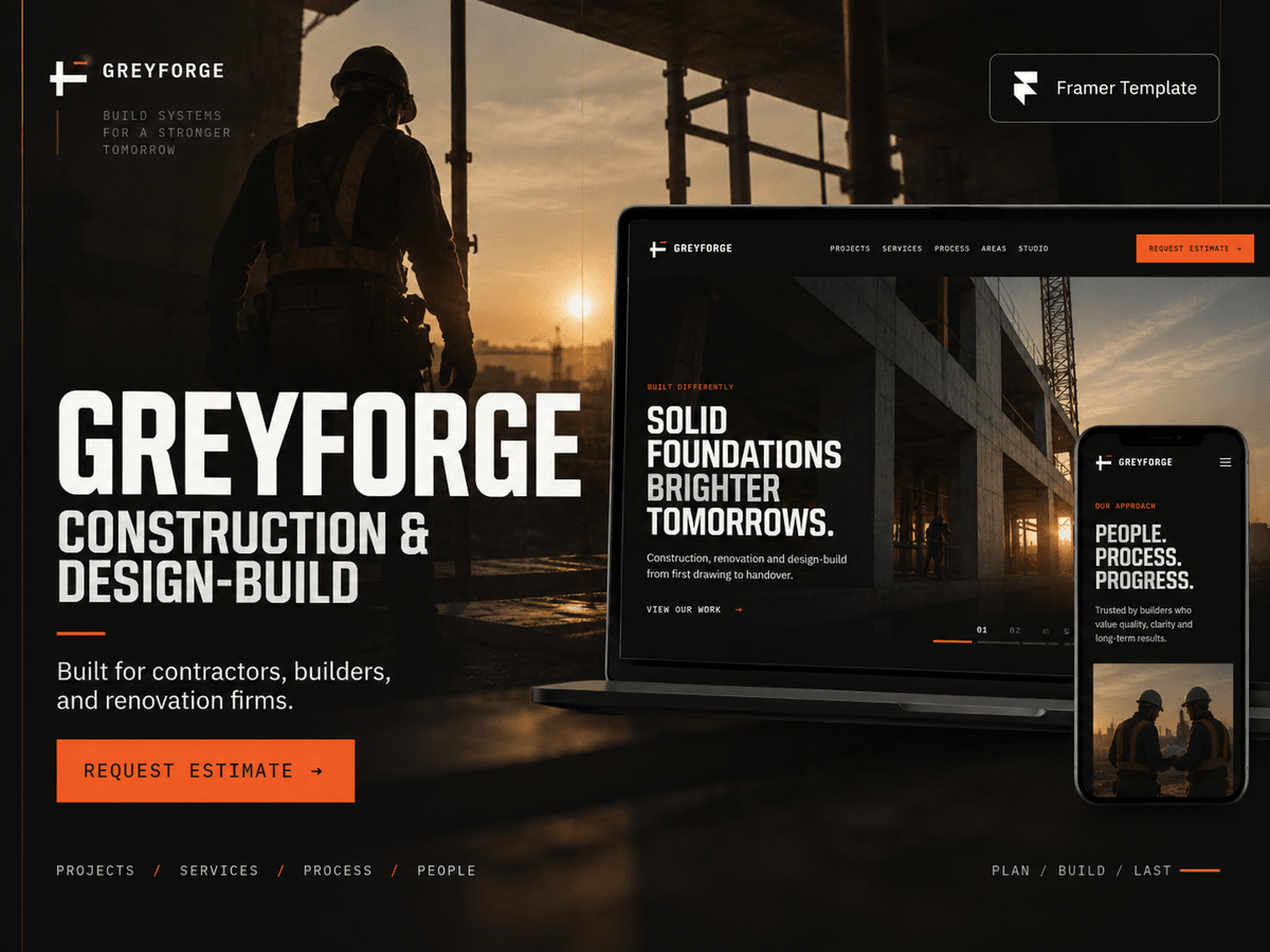 GreyForge Contractor - Uncategorized design asset by framer